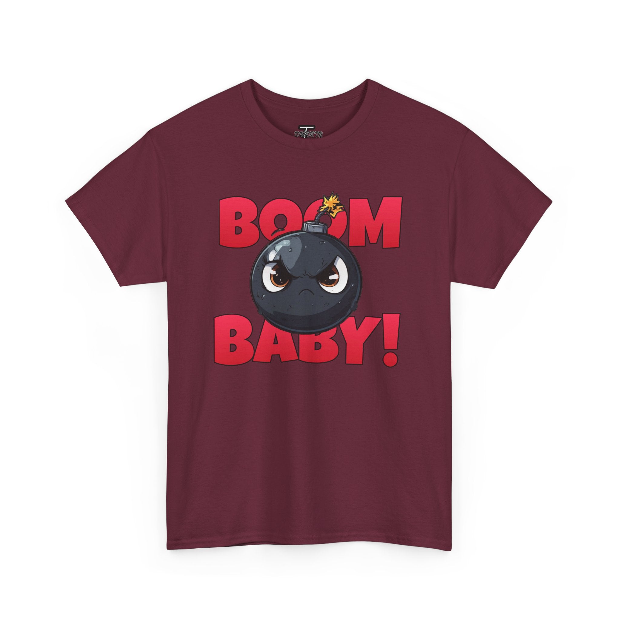 "Boom Baby!" Retro Cartoon Bomb Graphic Tee