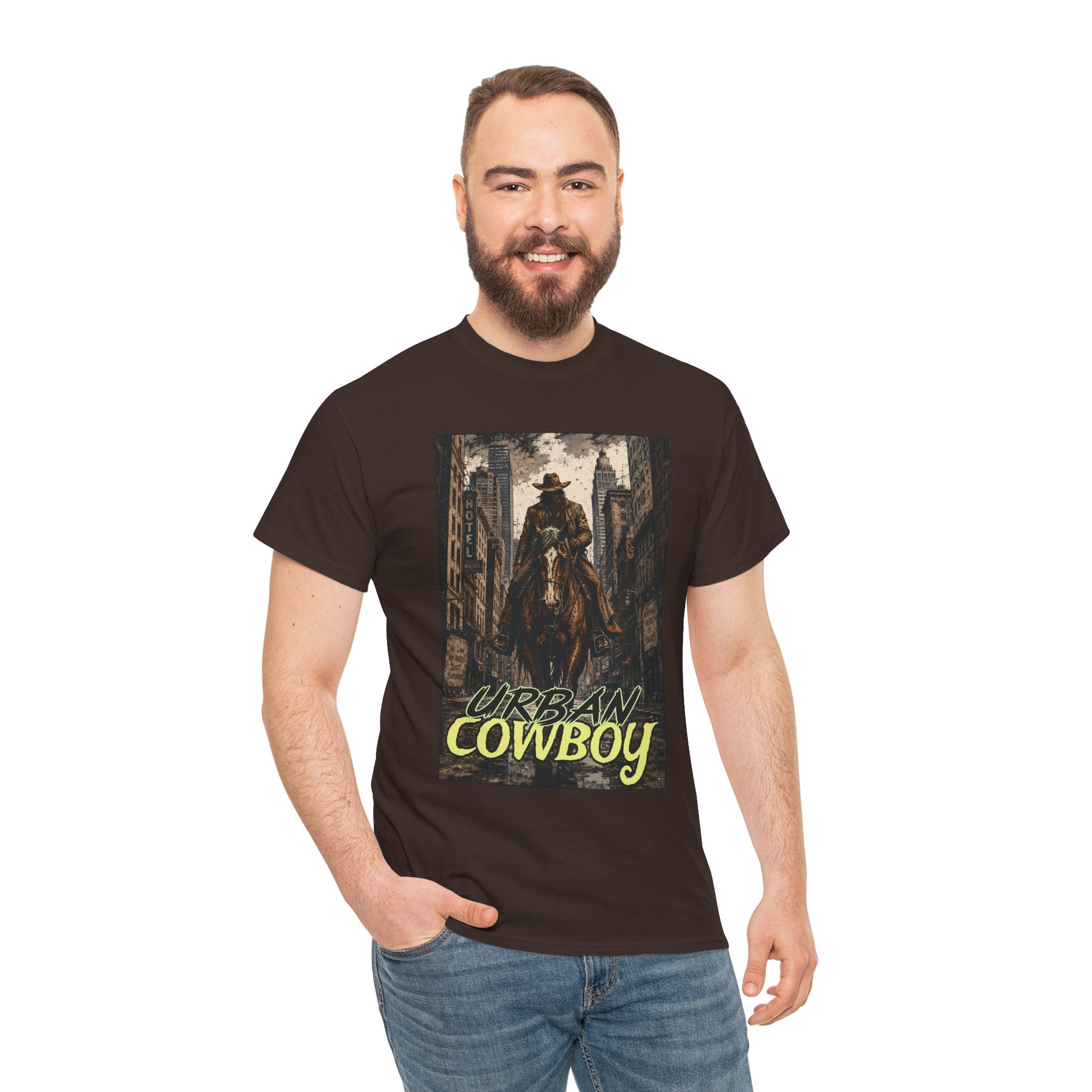 "Urban Cowboy" Retro City Cowboy Graphic Tee