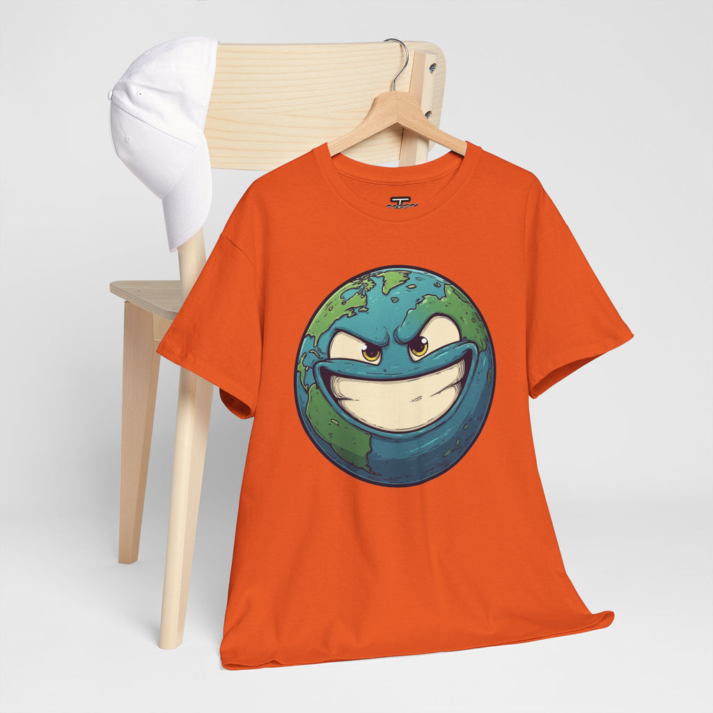 "Smirking Earth" Graphic Tee