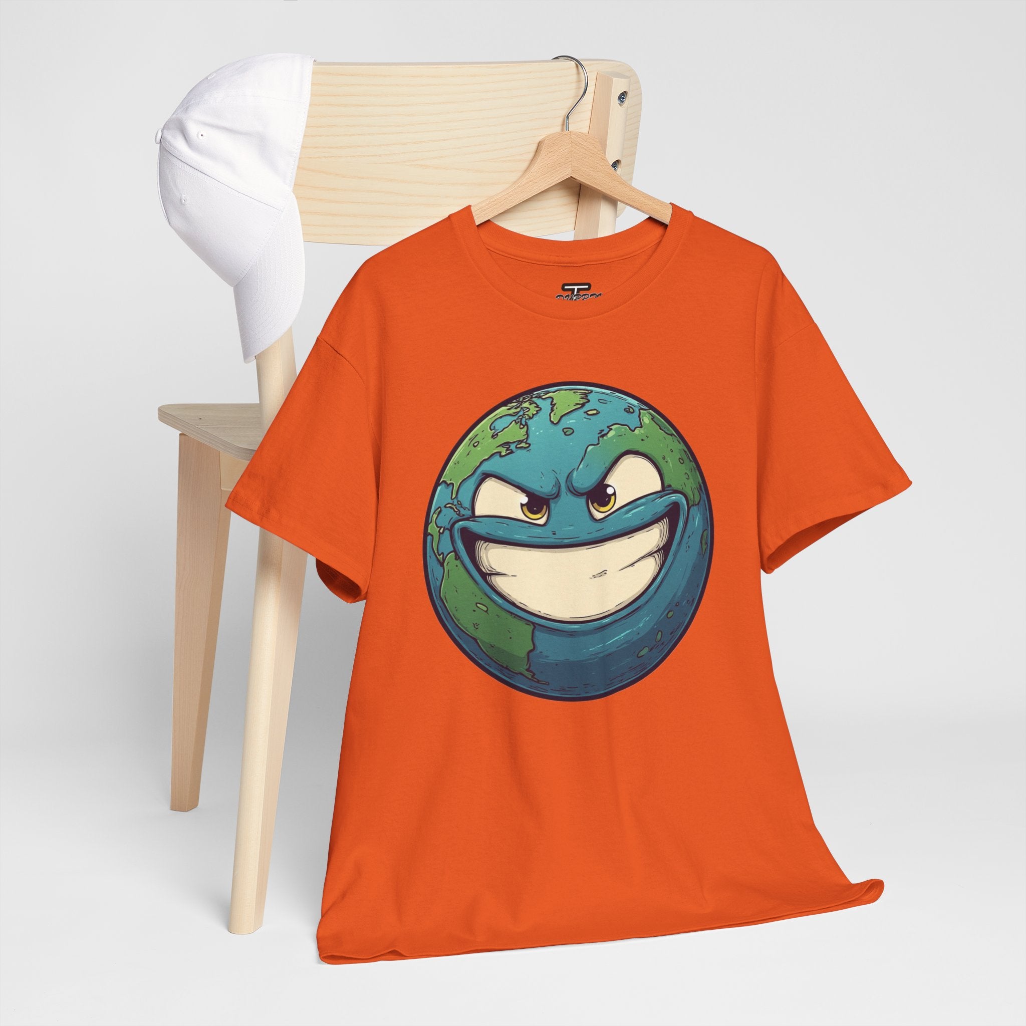 "Smirking Earth" Graphic Tee