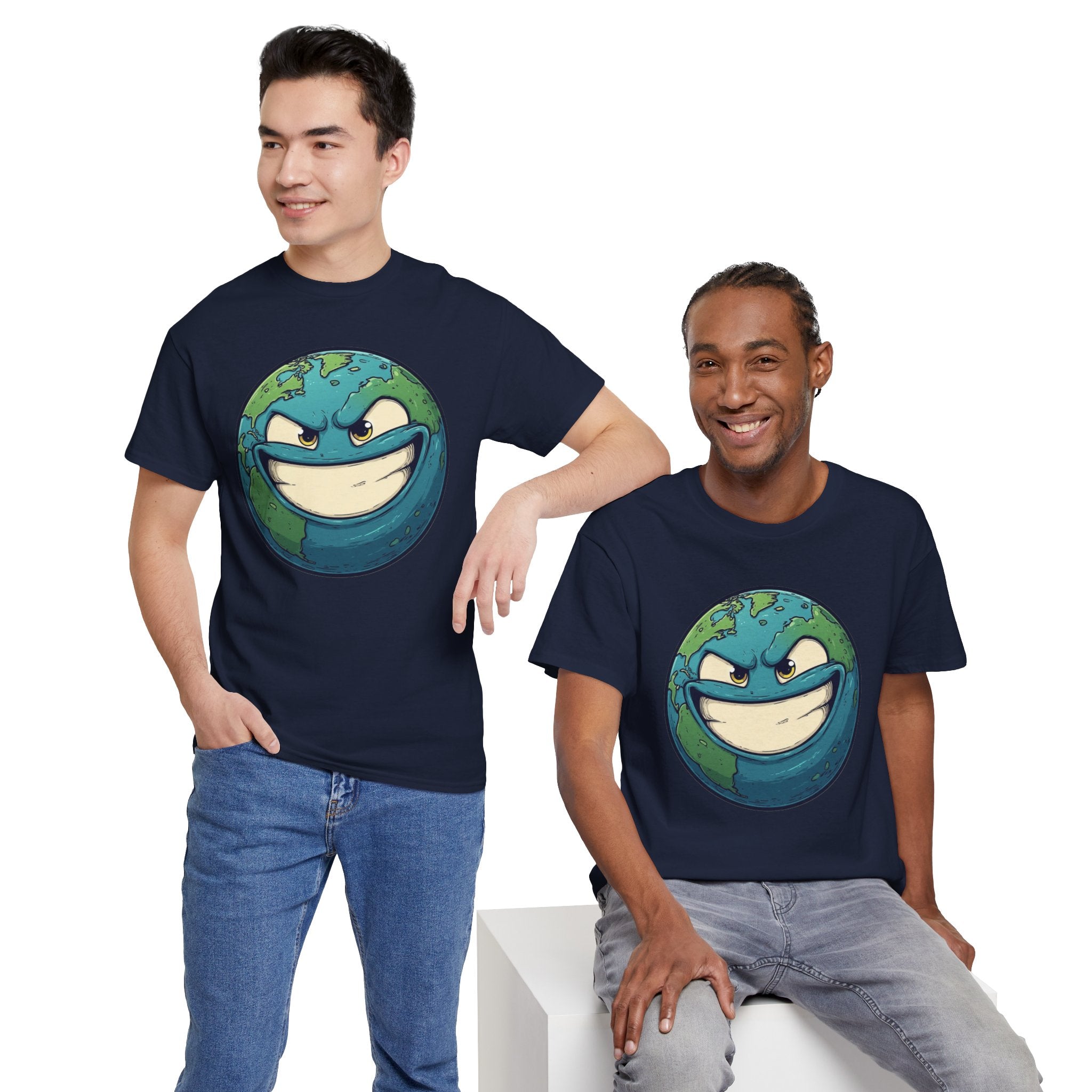 "Smirking Earth" Graphic Tee