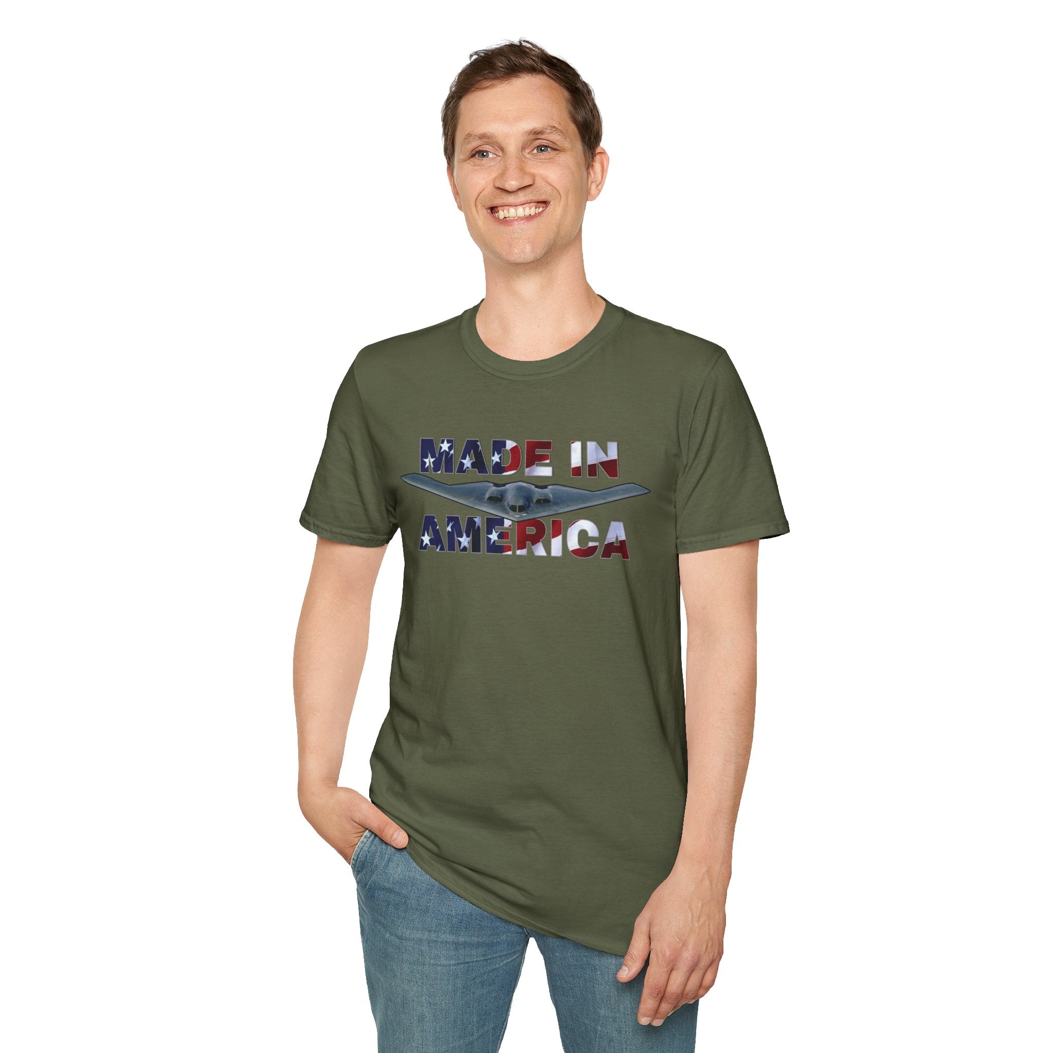 "Made In America" B2 Bomber America 250 Graphic Tee