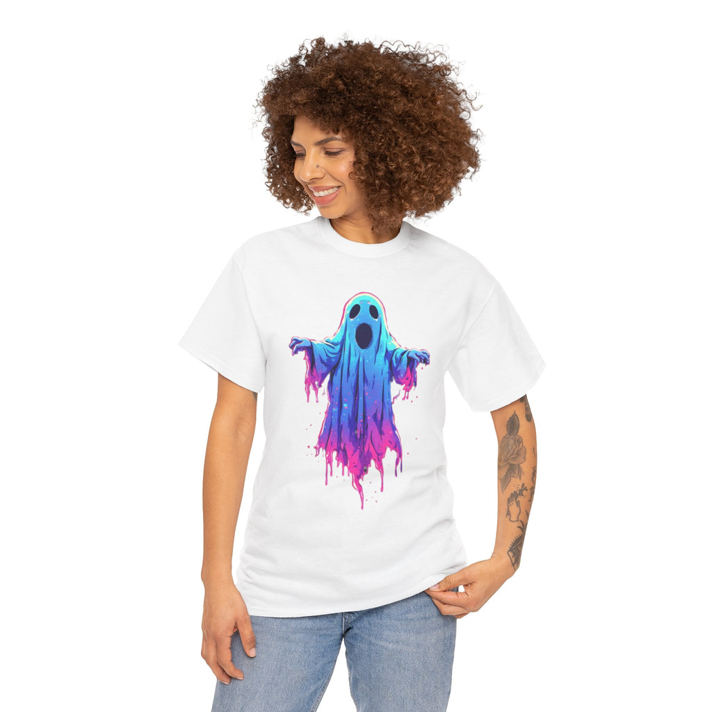 "Ghost Drip" Neon Ghost Graphic Tee