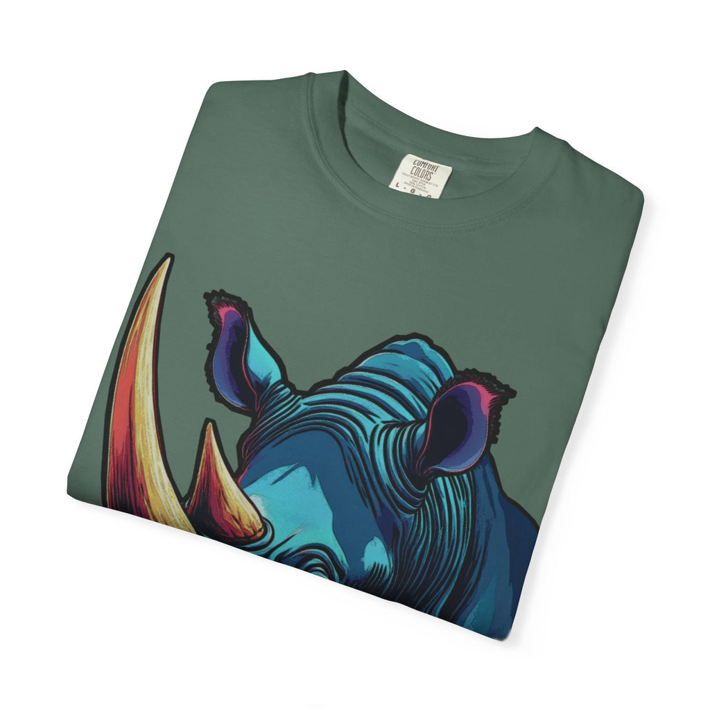 "Rhino Head" Graphic T-Shirt — Bold Animal