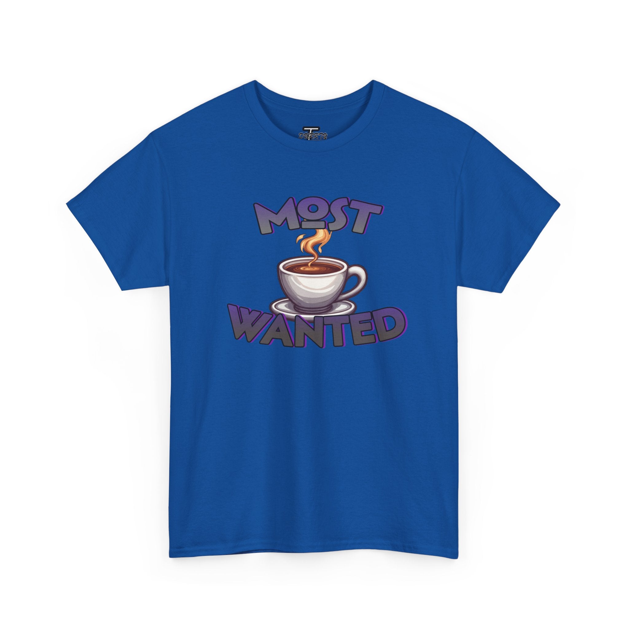 "Most Wanted" Cute Coffee Lover Graphic Tee
