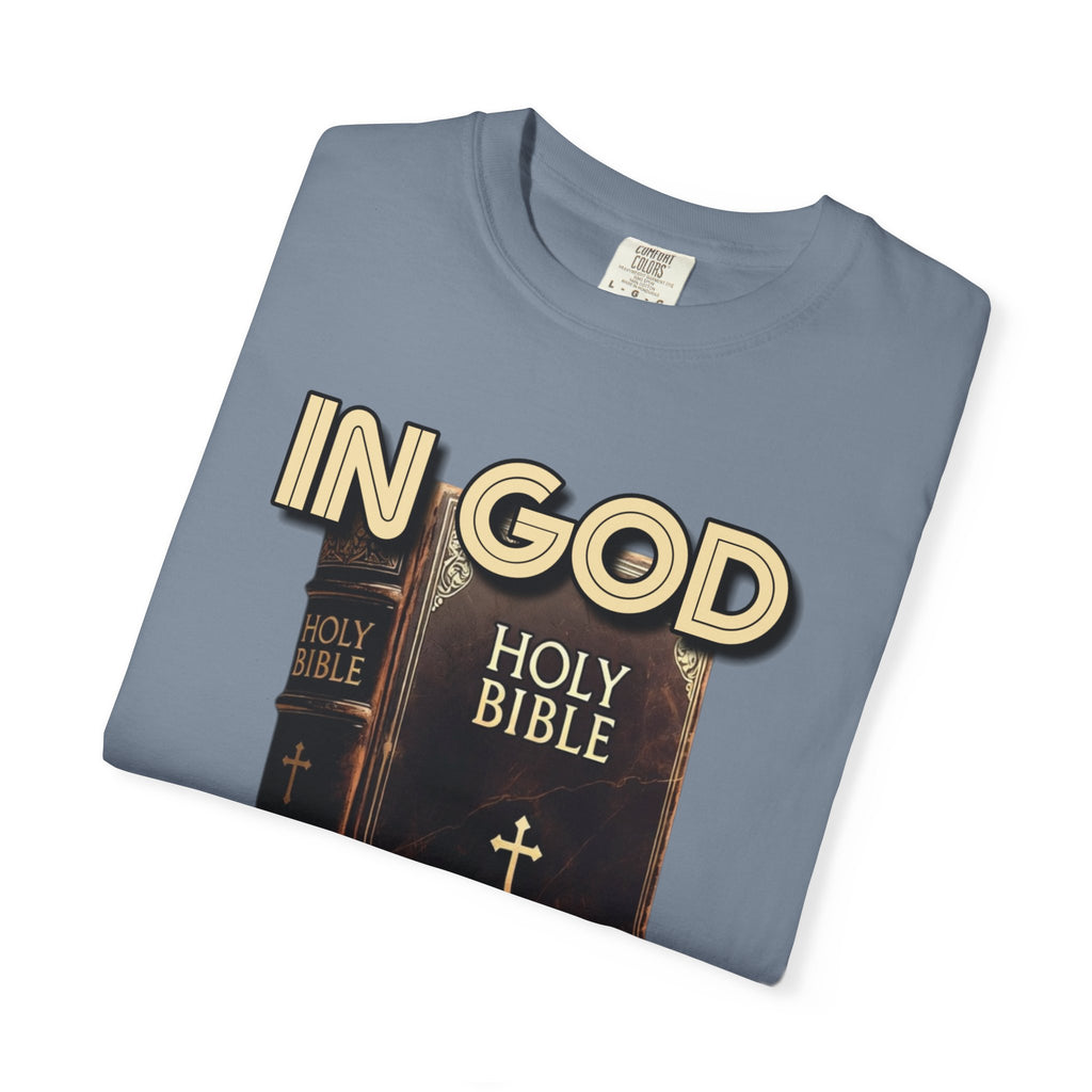 "In God We Trust" Faith Graphic Tee