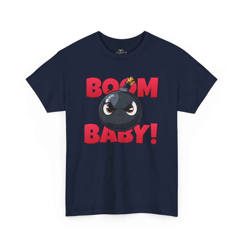 "Boom Baby!" Retro Cartoon Bomb Graphic Tee