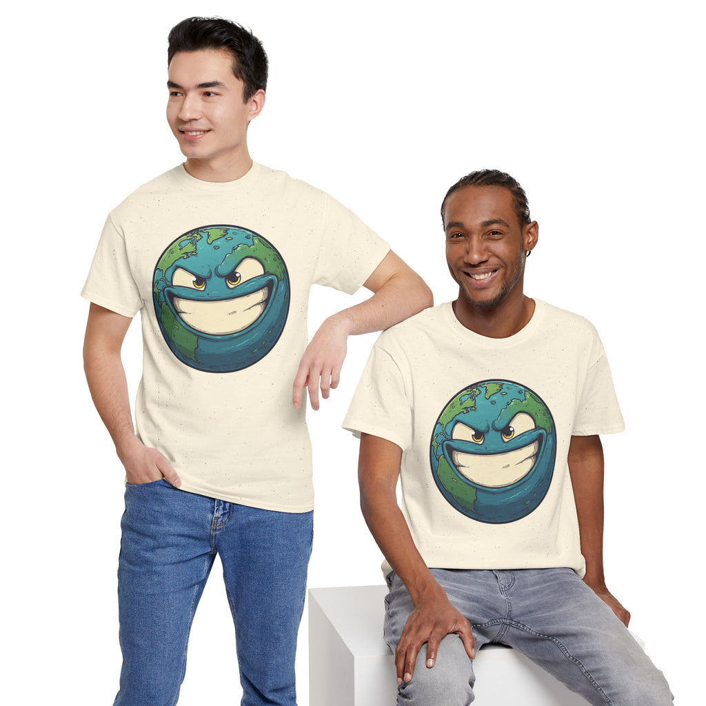 "Smirking Earth" Graphic Tee