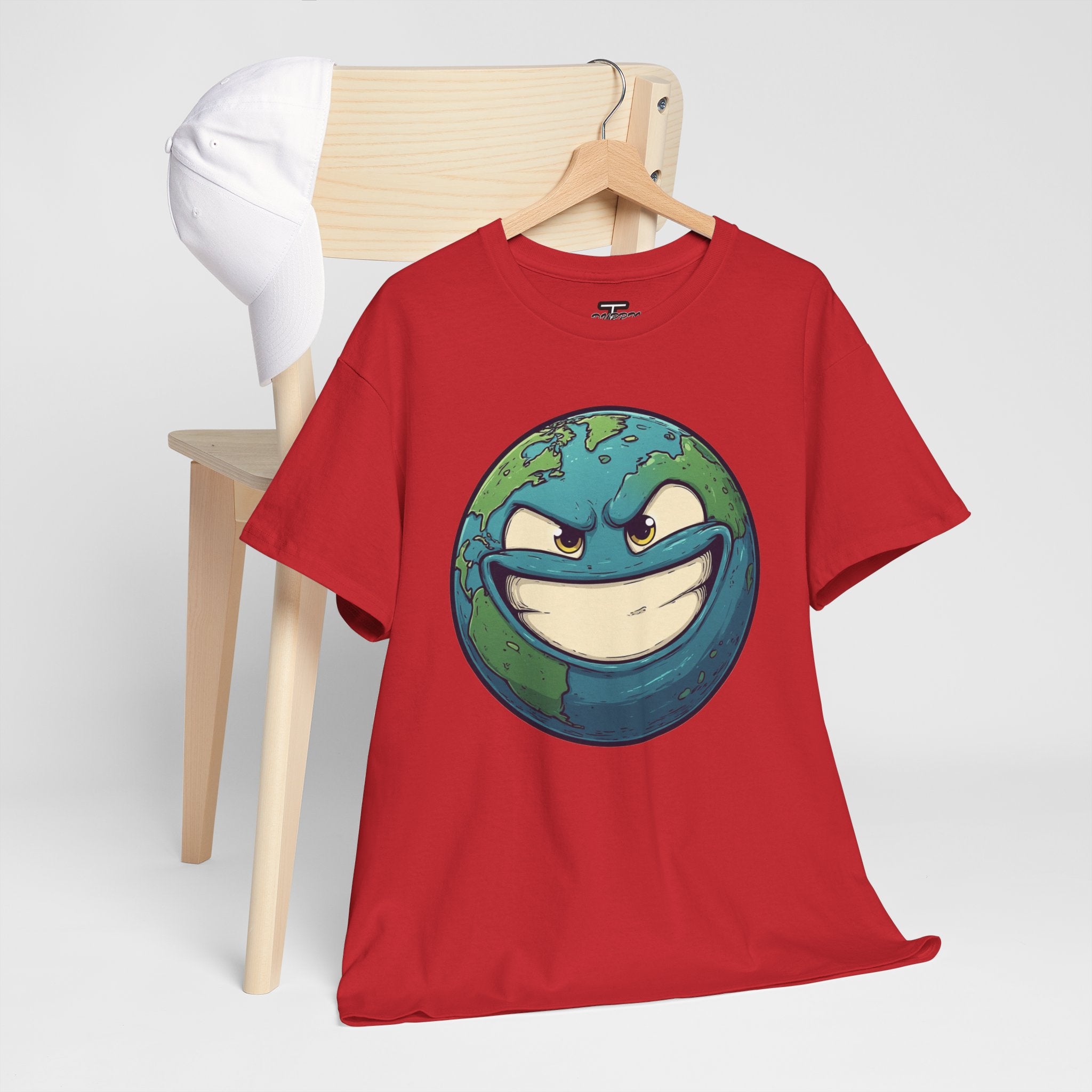 "Smirking Earth" Graphic Tee