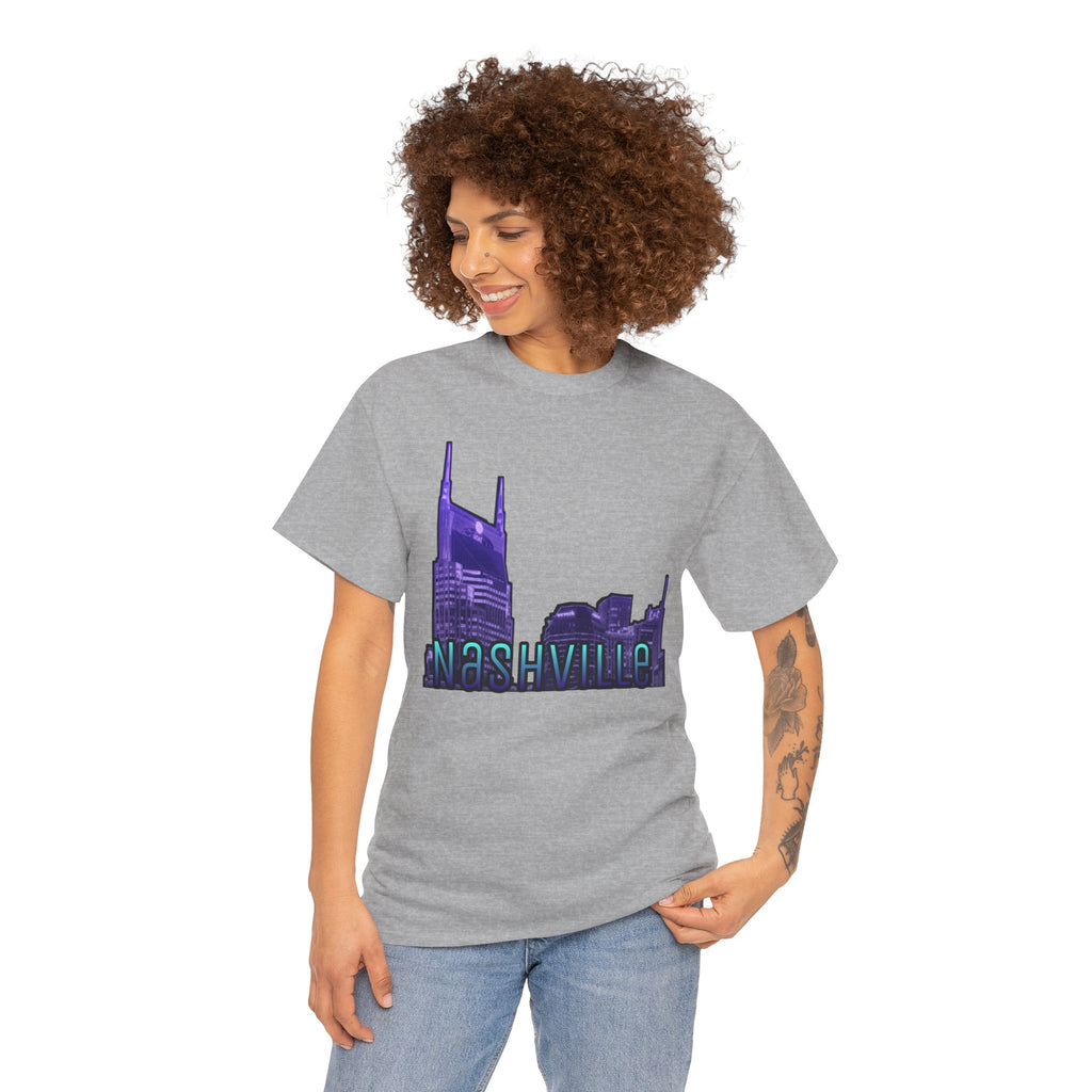 "Nashville Skyline" - Nashville Tennessee Graphic Tee