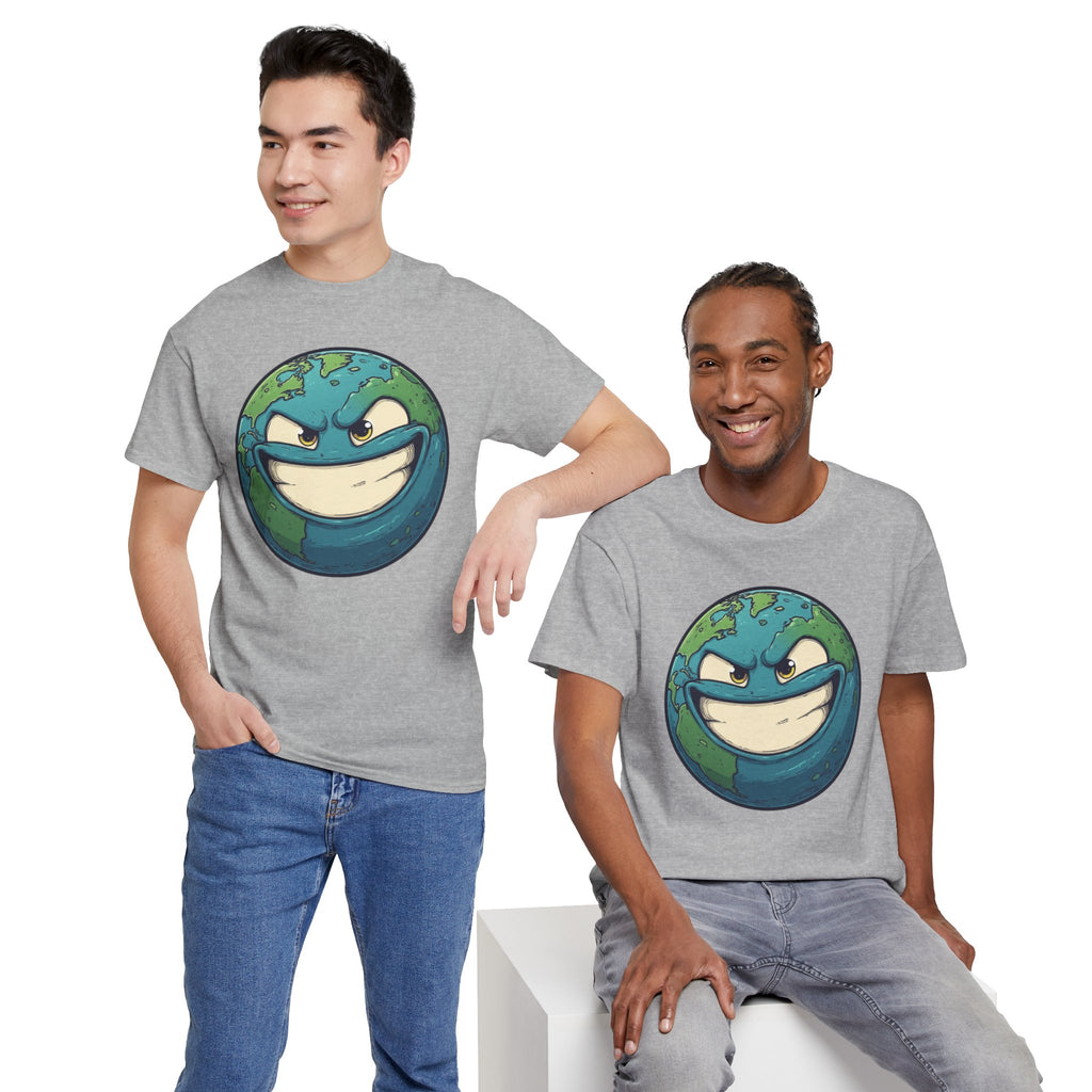 "Smirking Earth" Graphic Tee