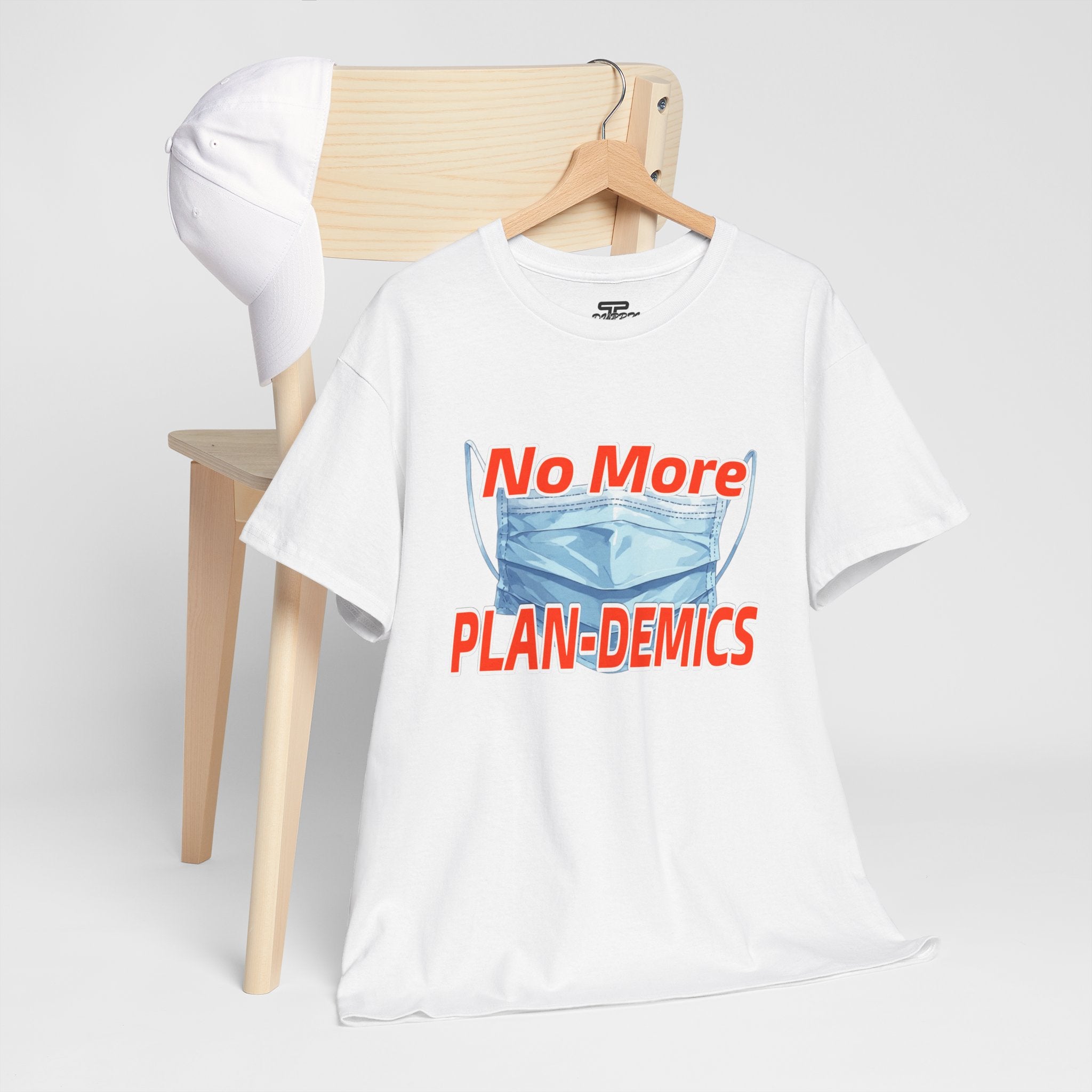 "No More PLAN-DEMICS" Mask Protest Graphic Tee
