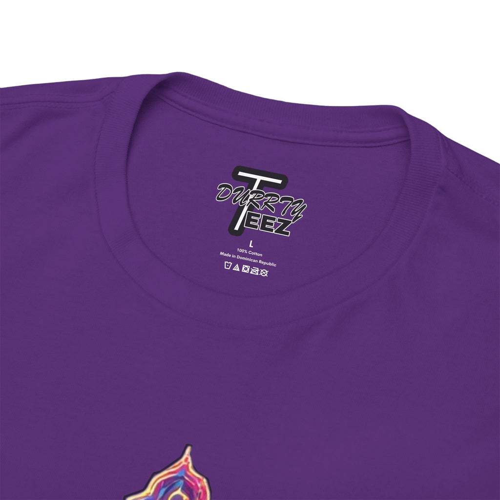 "Self Sacrifice" Neon Christian Cross Graphic Tee