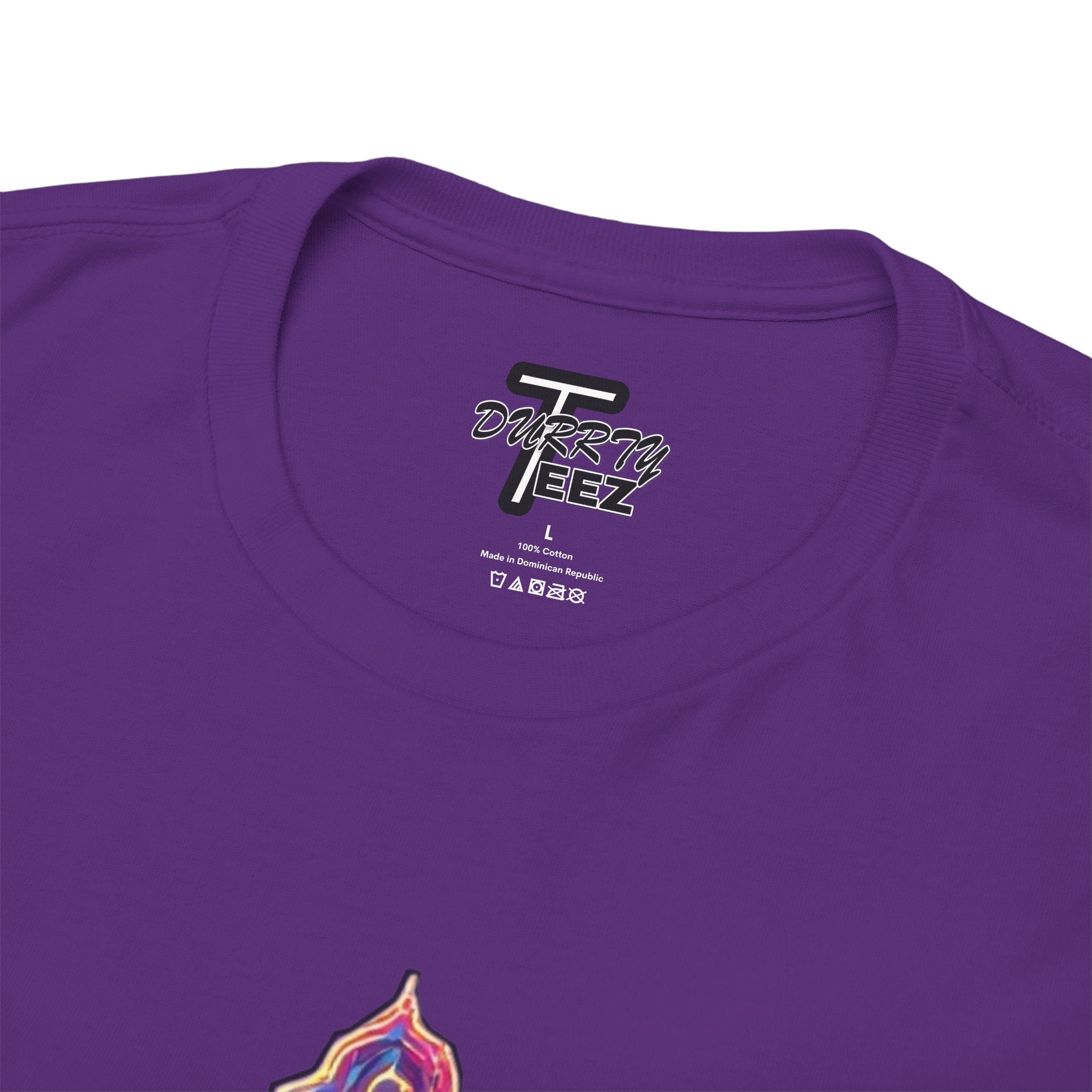 "Self Sacrifice" Neon Christian Cross Graphic Tee