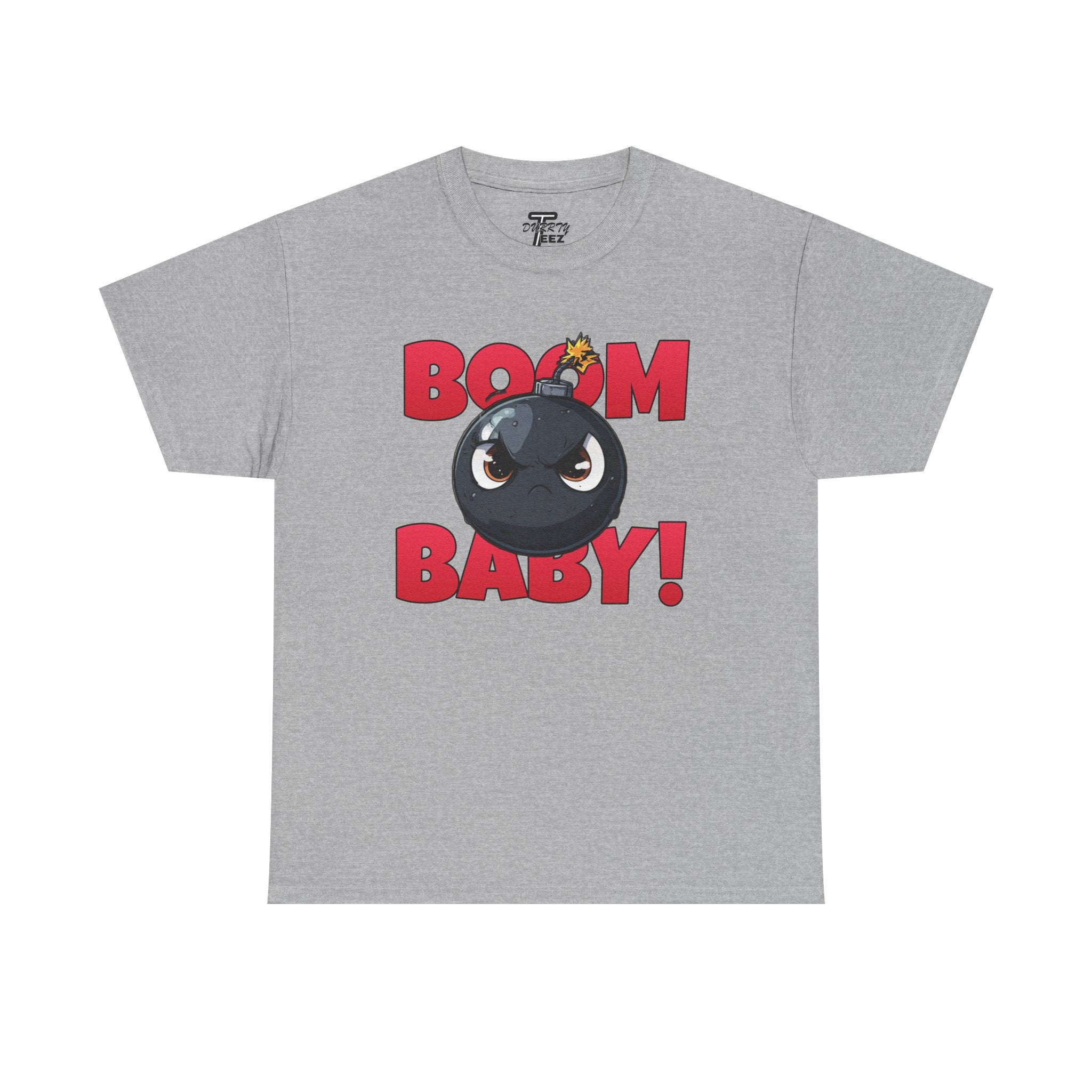 "Boom Baby!" Retro Cartoon Bomb Graphic Tee