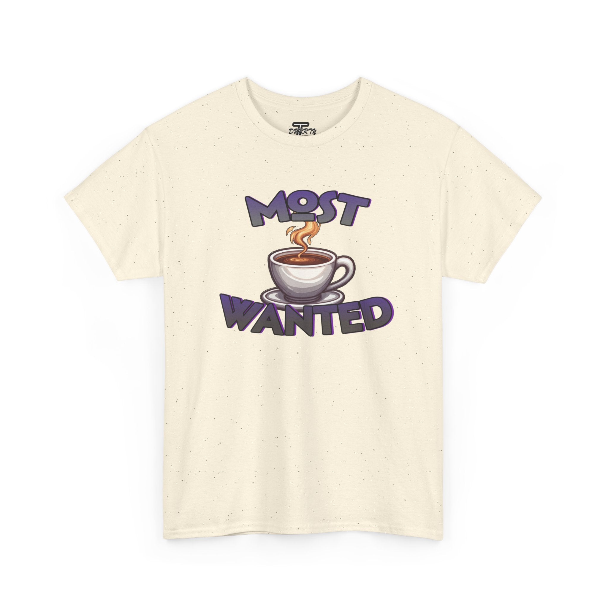 "Most Wanted" Cute Coffee Lover Graphic Tee