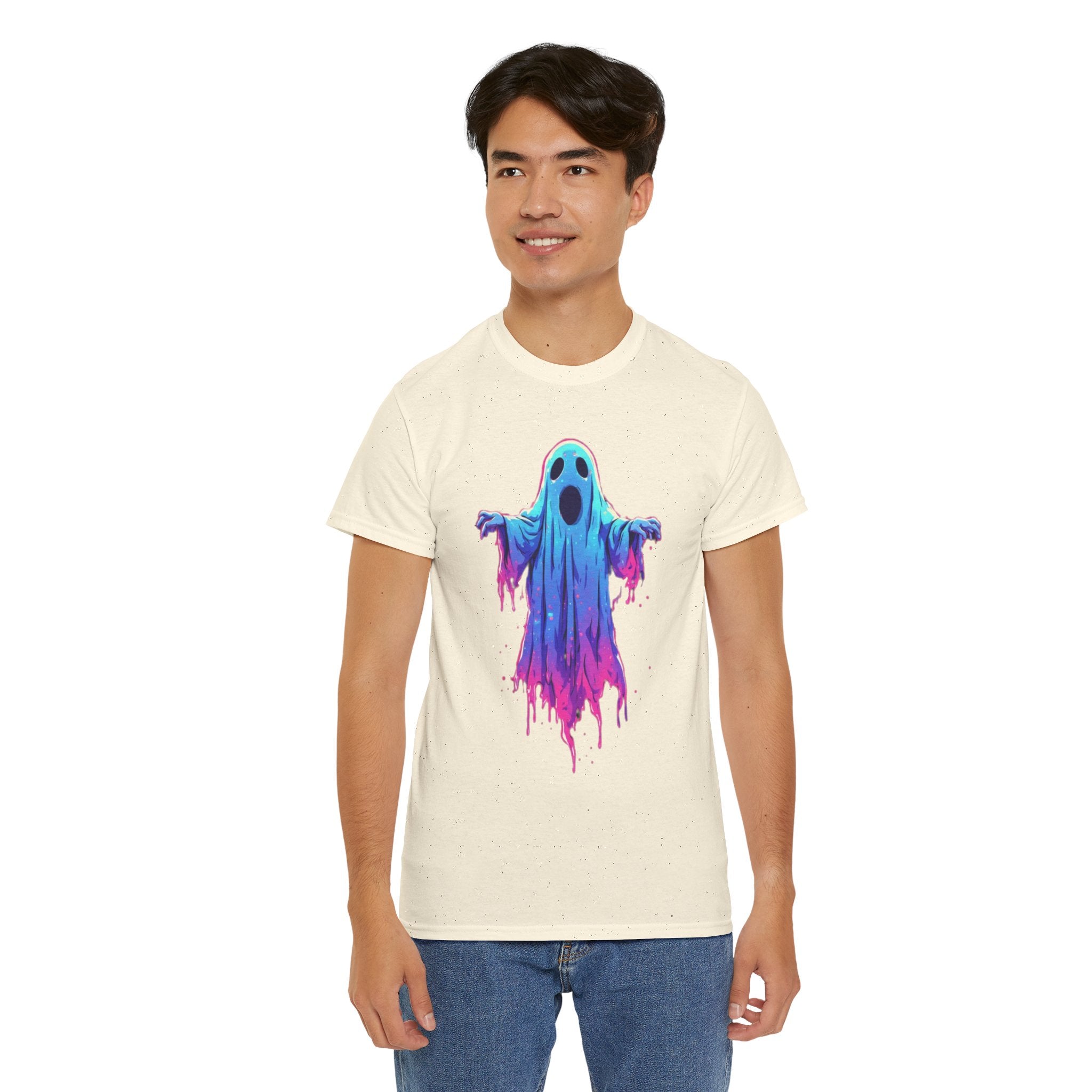 "Ghost Drip" Neon Ghost Graphic Tee