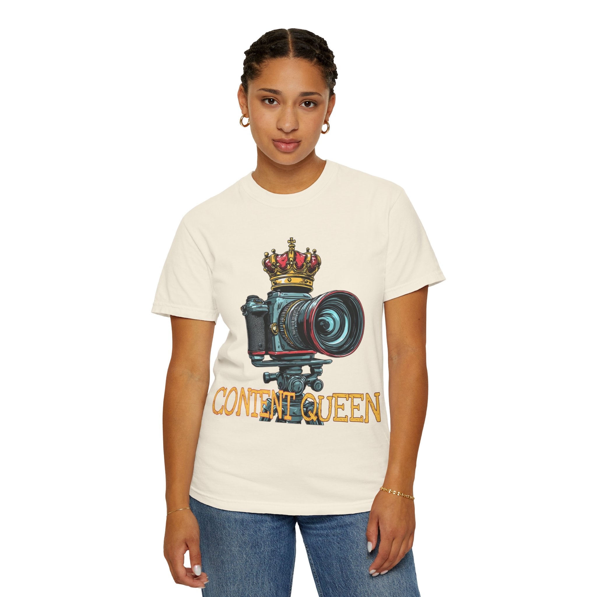 "Content Queen" Camera Graphic Tee
