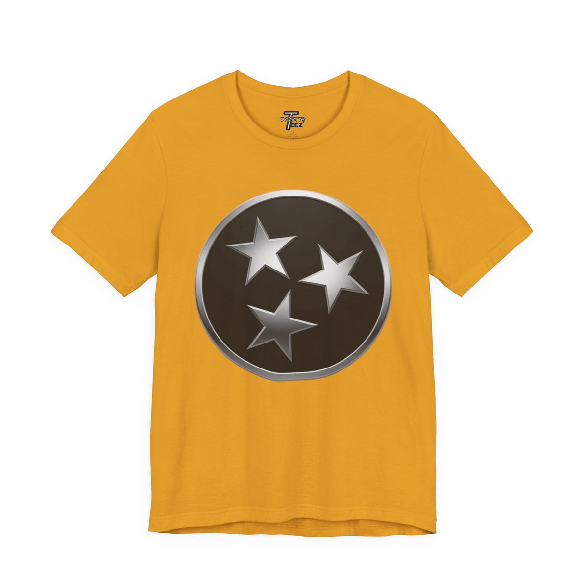 "Tennessee Pride" Metallic Black State Emblem Graphic Tee