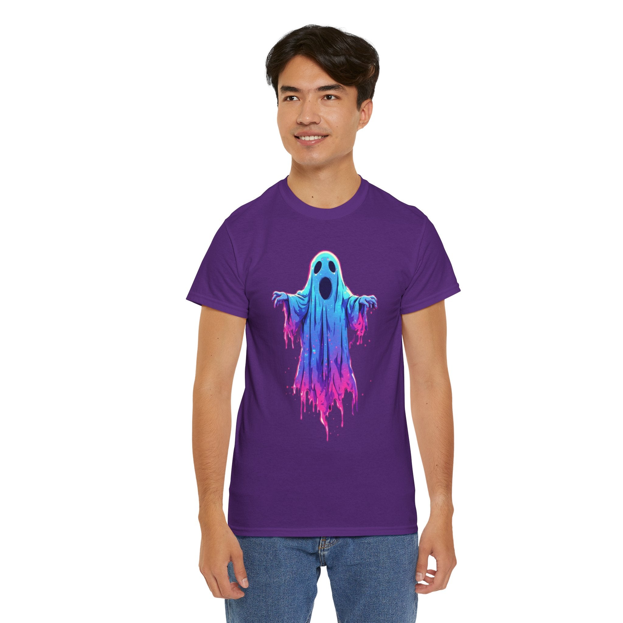 "Ghost Drip" Neon Ghost Graphic Tee