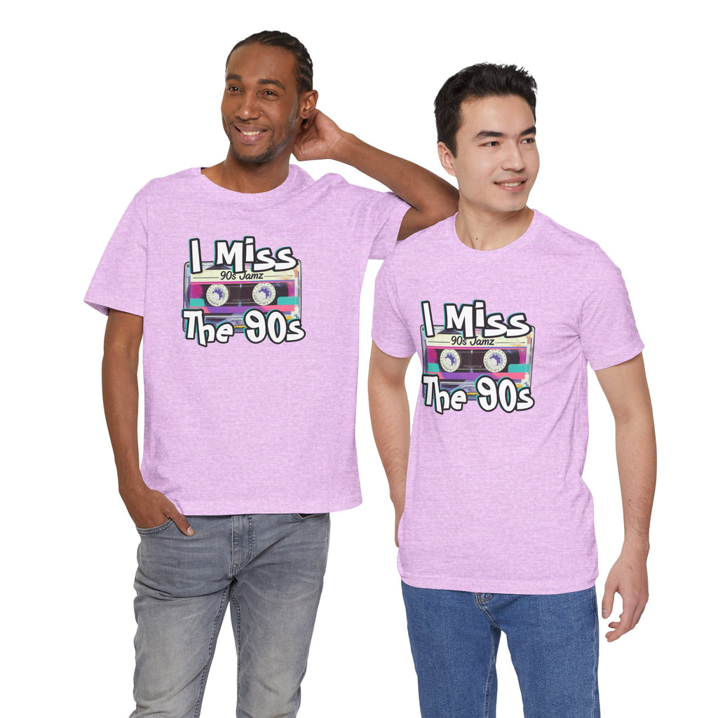 "I Miss The 90s" Retro Cassette Nostalgia Graphic Tee