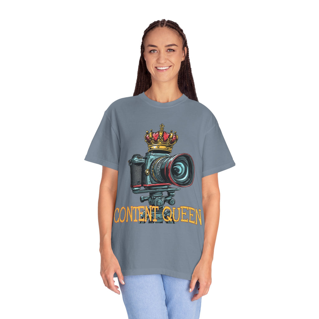"Content Queen" Camera Graphic Tee