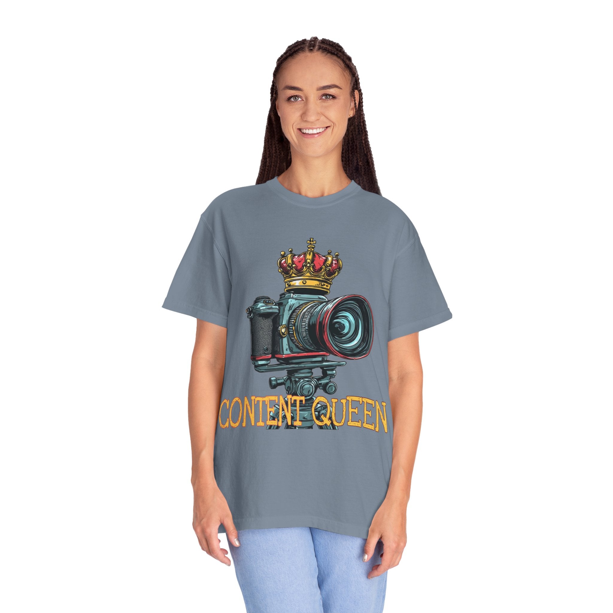 "Content Queen" Camera Graphic Tee