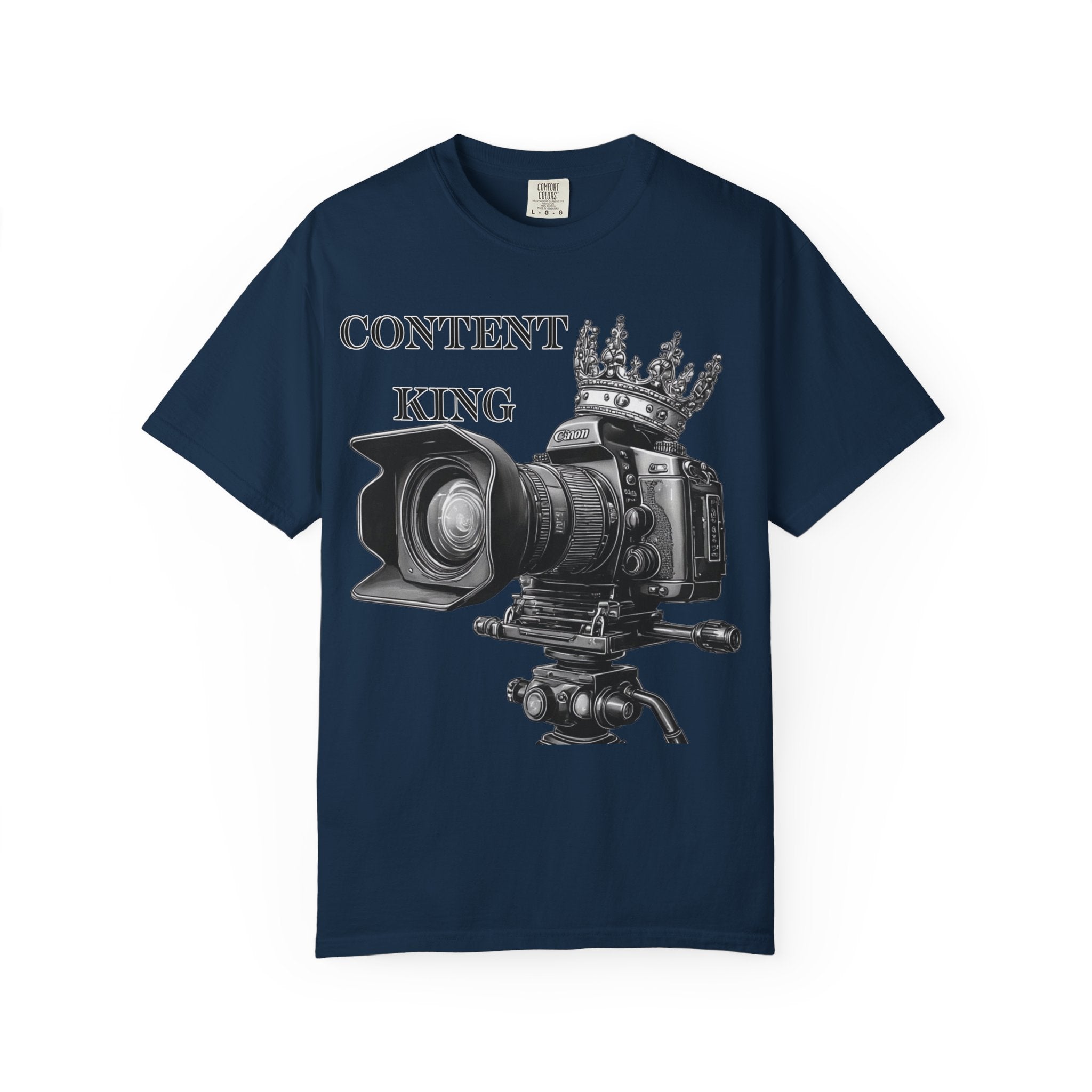 "Content King" Camera Graphic Tee