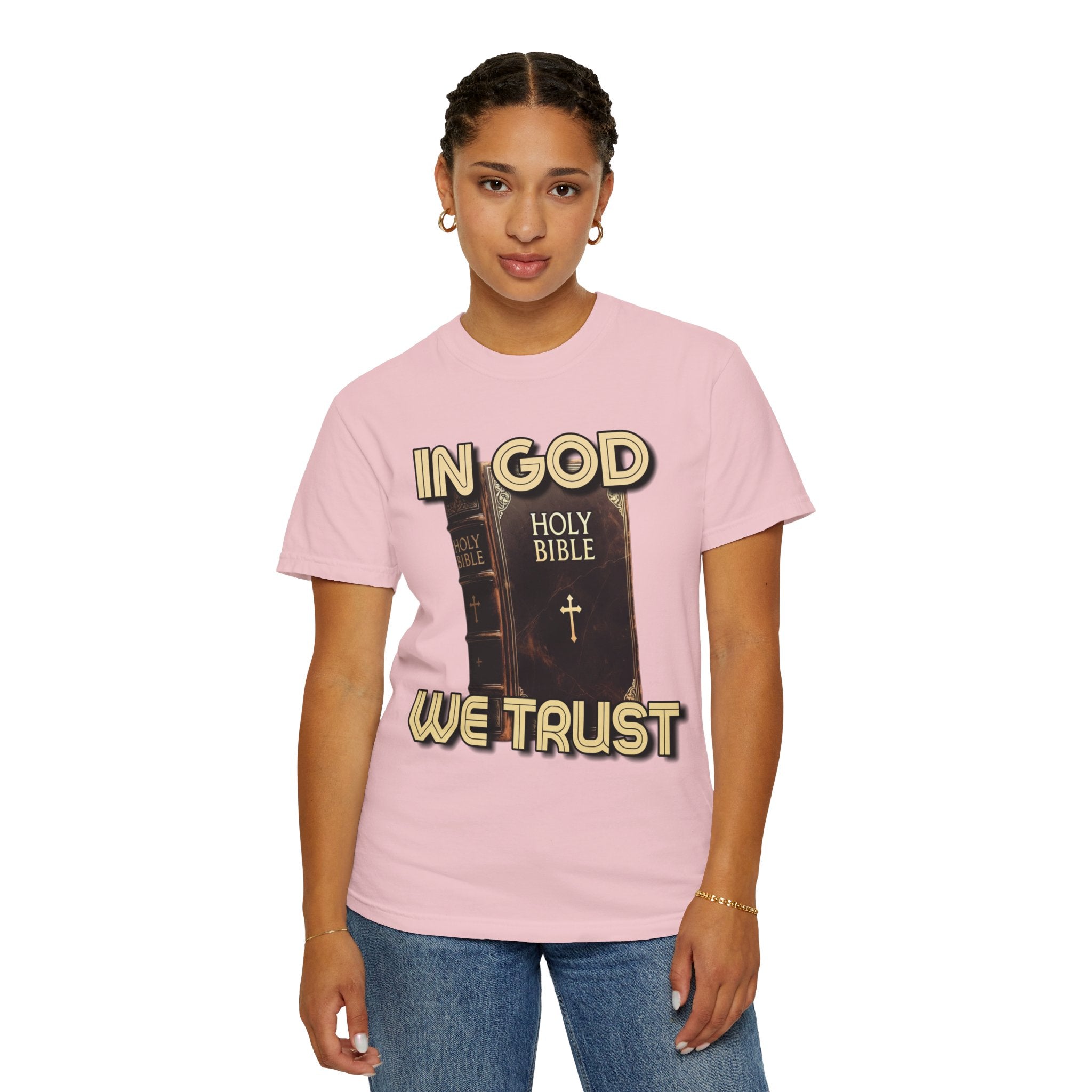 "In God We Trust" Faith Graphic Tee