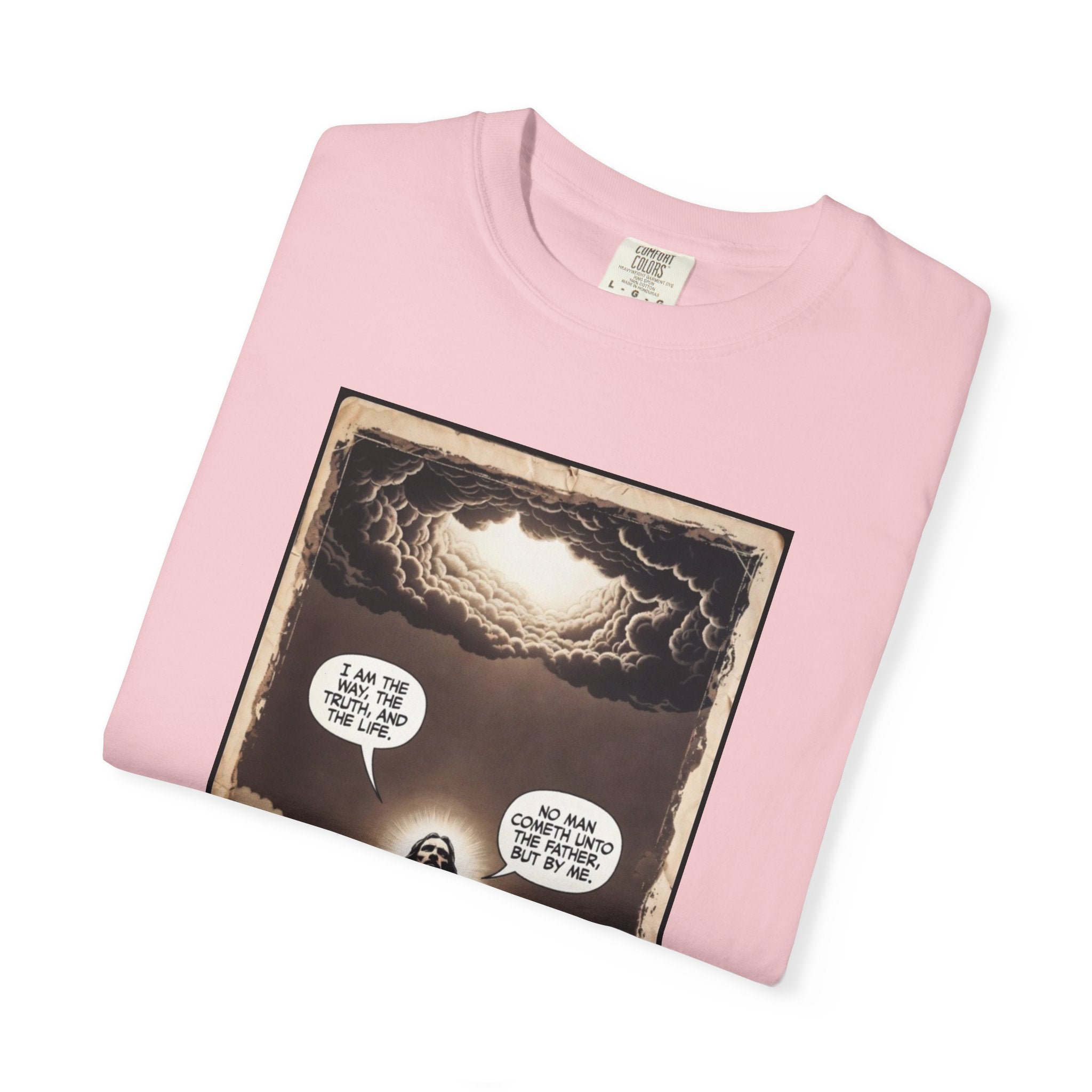 Jesus Comic Panel "I Am The Way" Graphic Tee