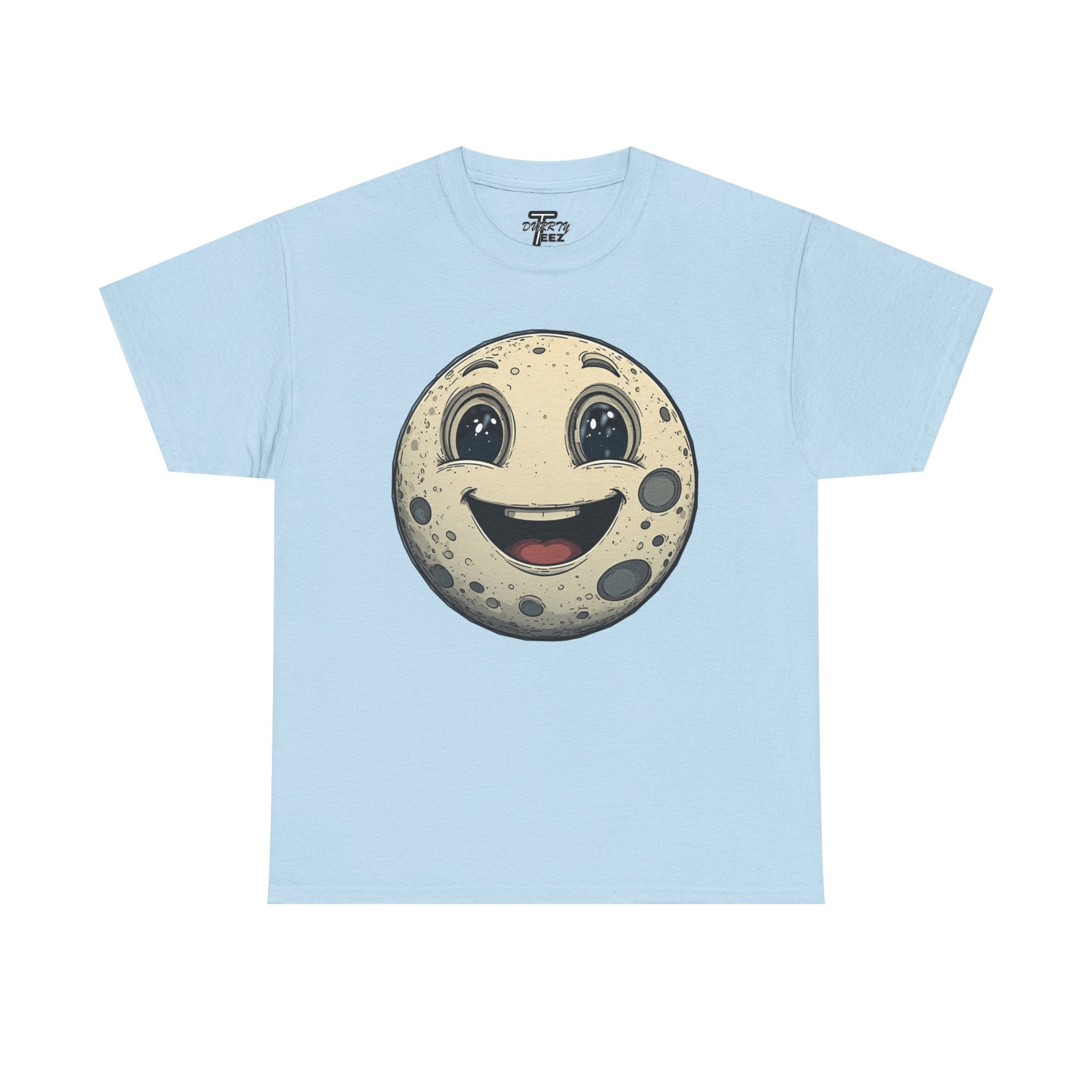 Happy Moonface T-Shirt — Cute Vintage Moon