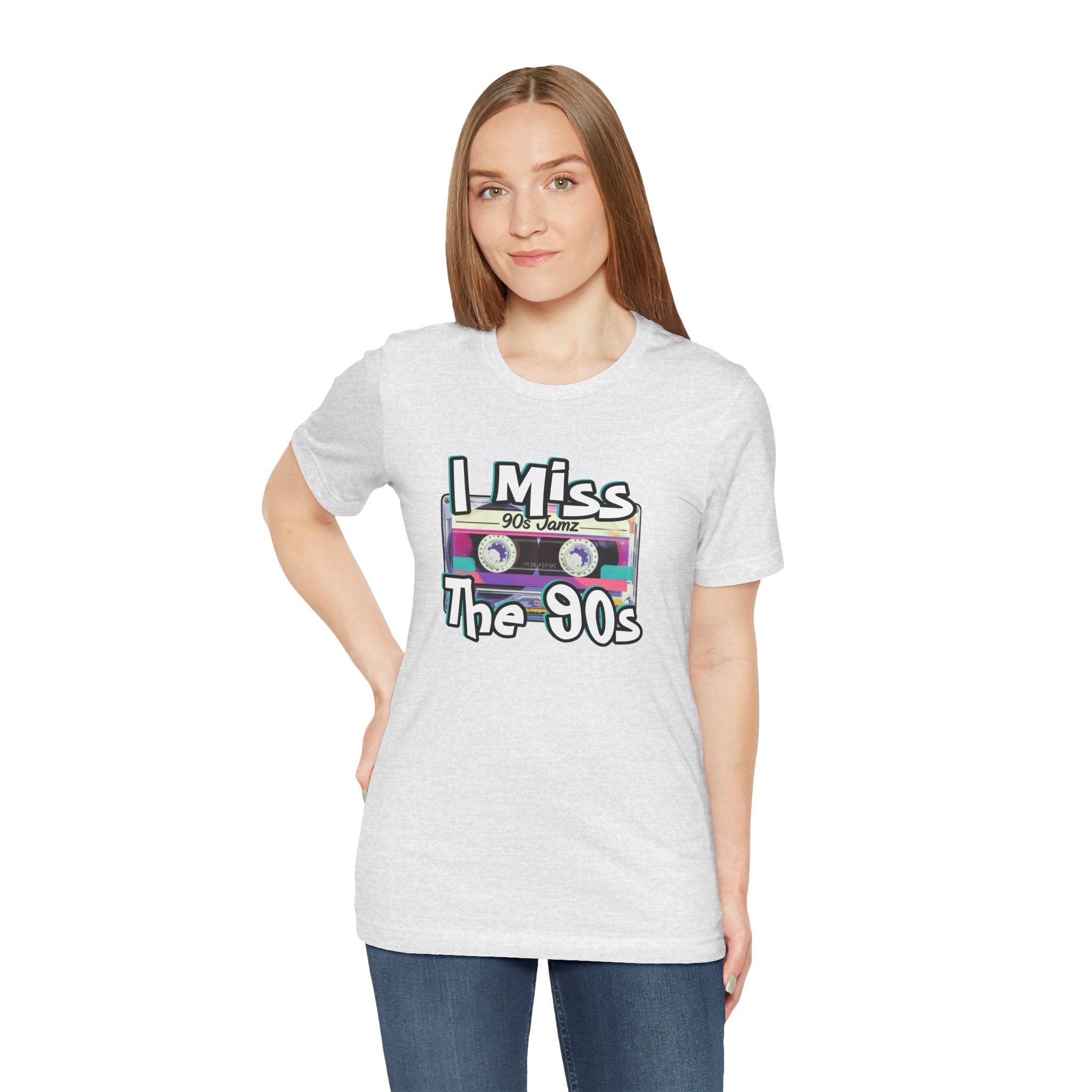 "I Miss The 90s" Retro Cassette Nostalgia Graphic Tee