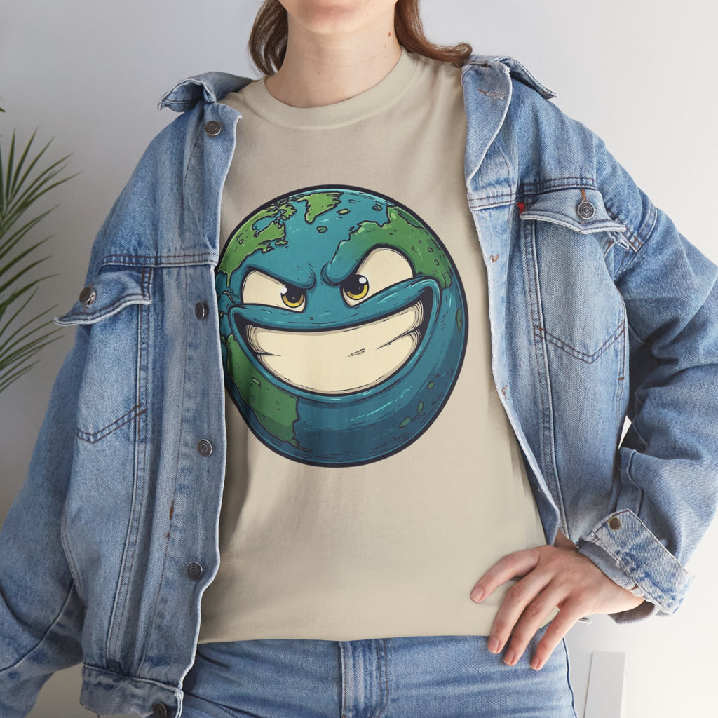 "Smirking Earth" Graphic Tee