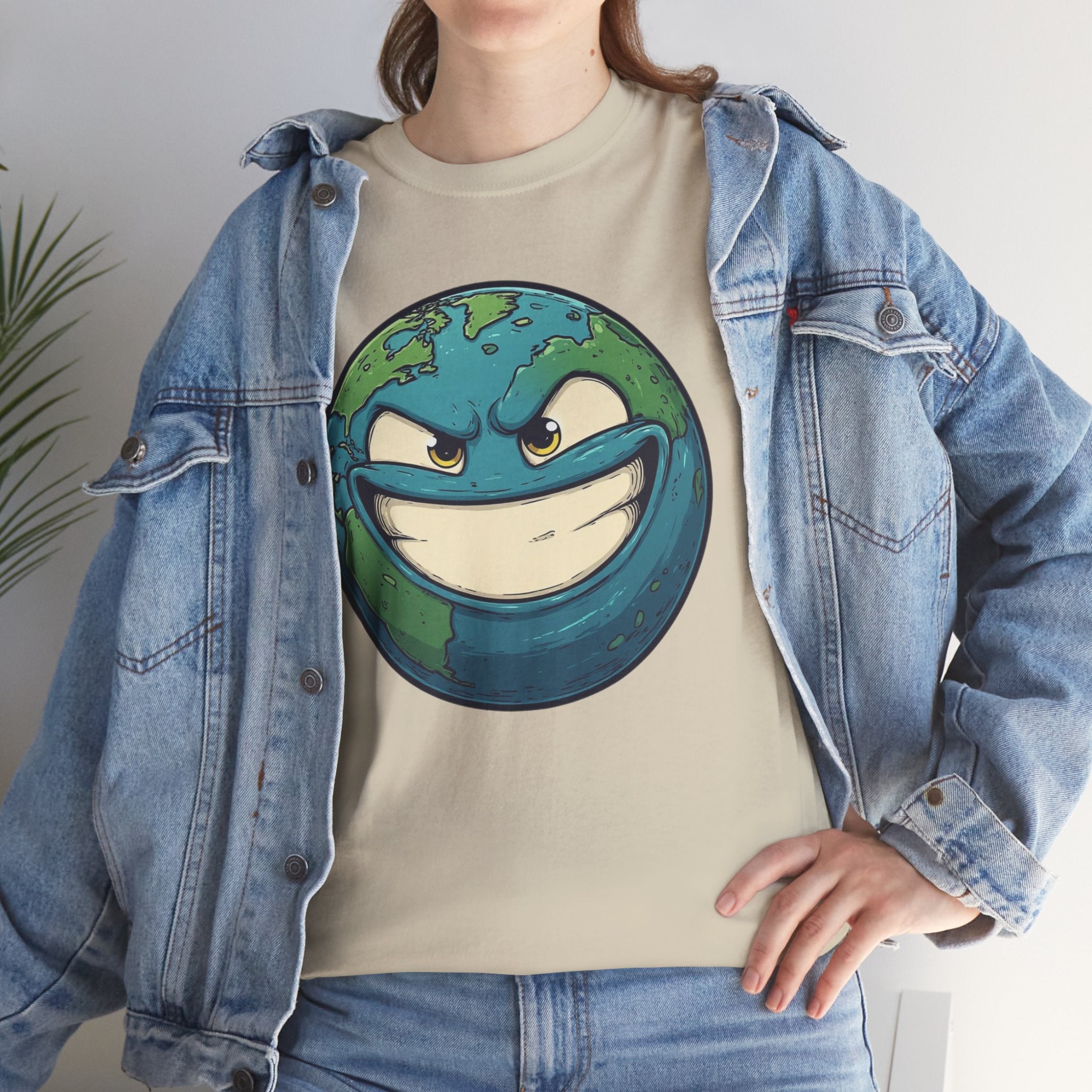 "Smirking Earth" Graphic Tee
