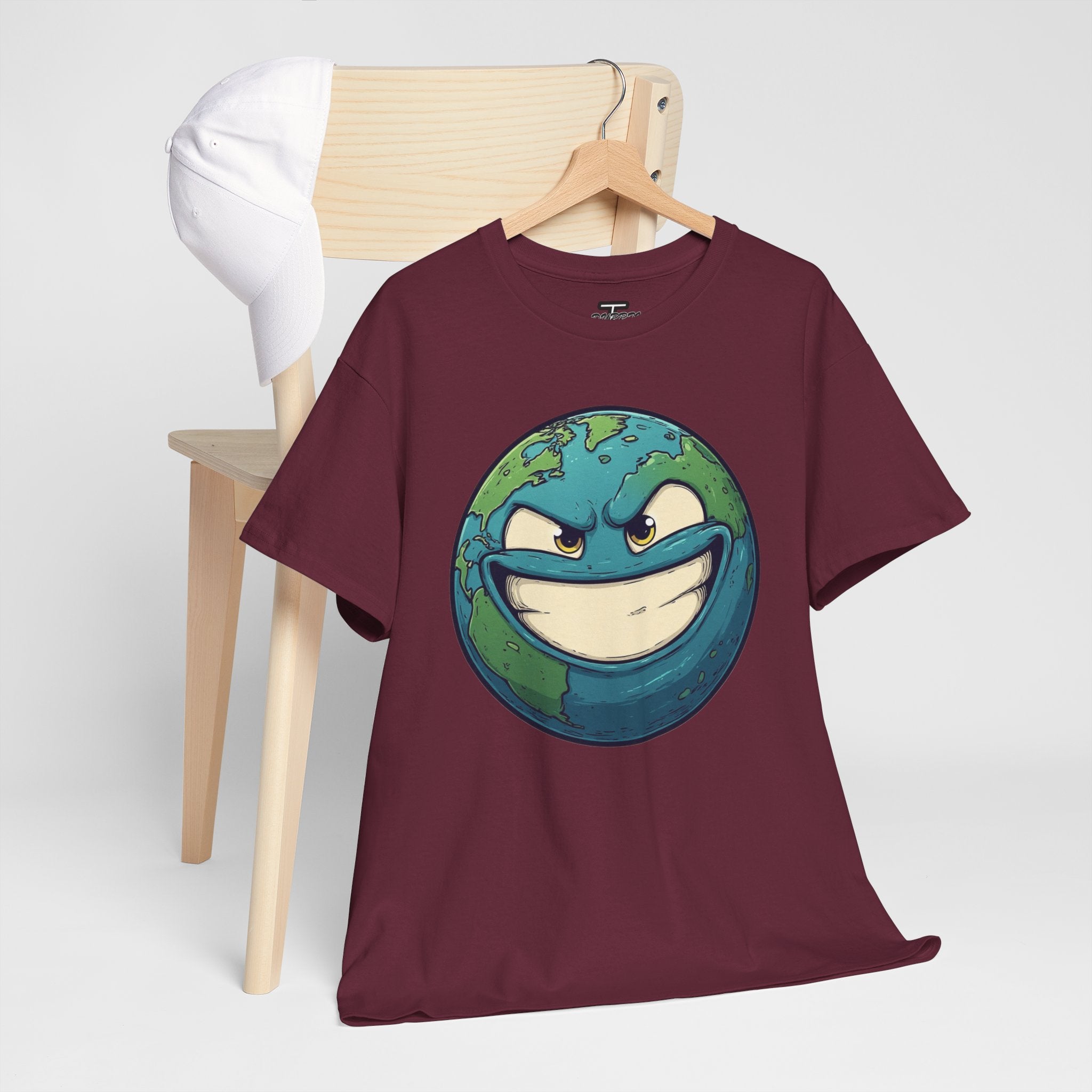 "Smirking Earth" Graphic Tee