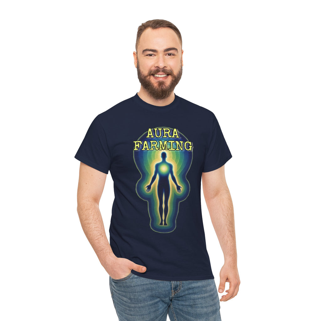 "Aura Farming" — Spiritual Energy Graphic Tee