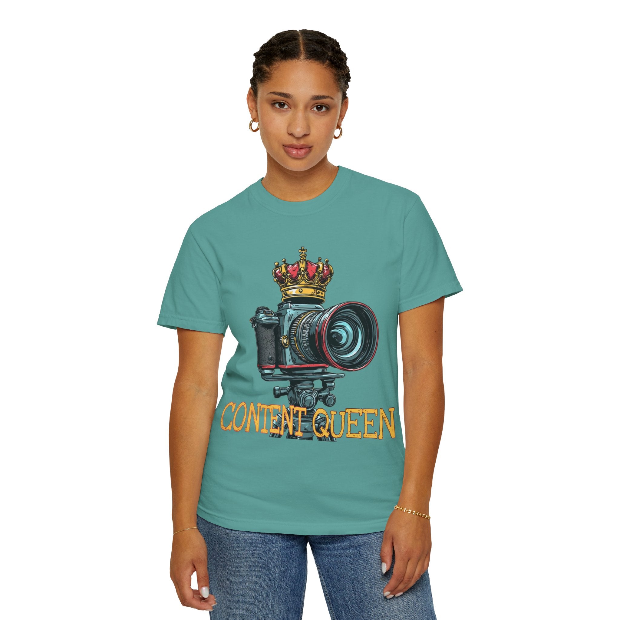 "Content Queen" Camera Graphic Tee