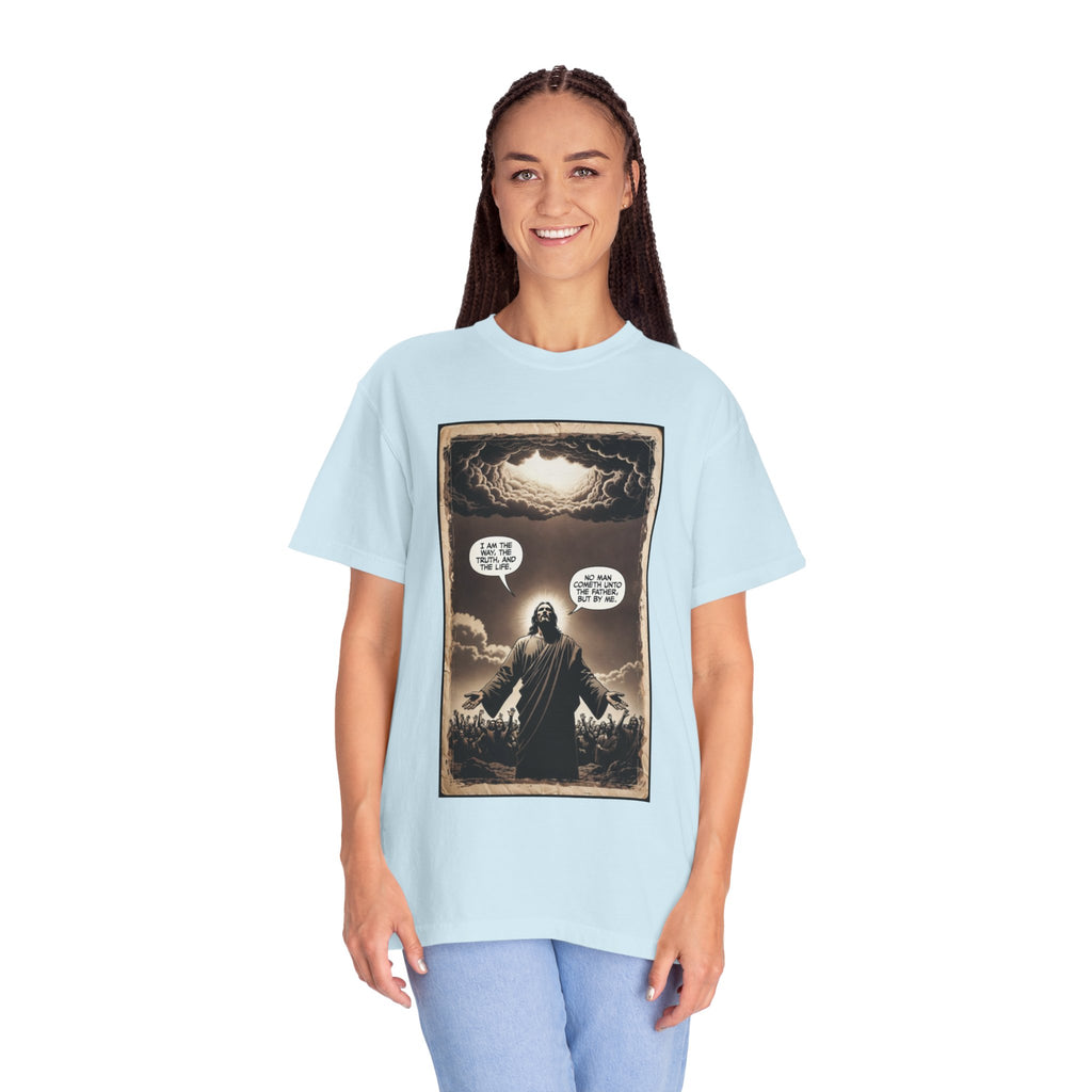 Jesus Comic Panel "I Am The Way" Graphic Tee