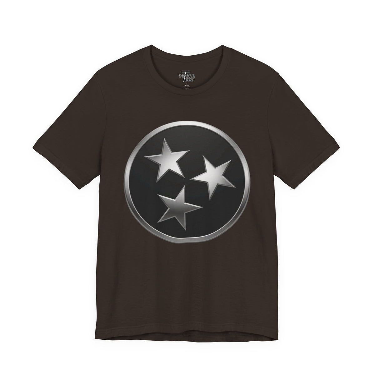 "Tennessee Pride" Metallic Black State Emblem Graphic Tee