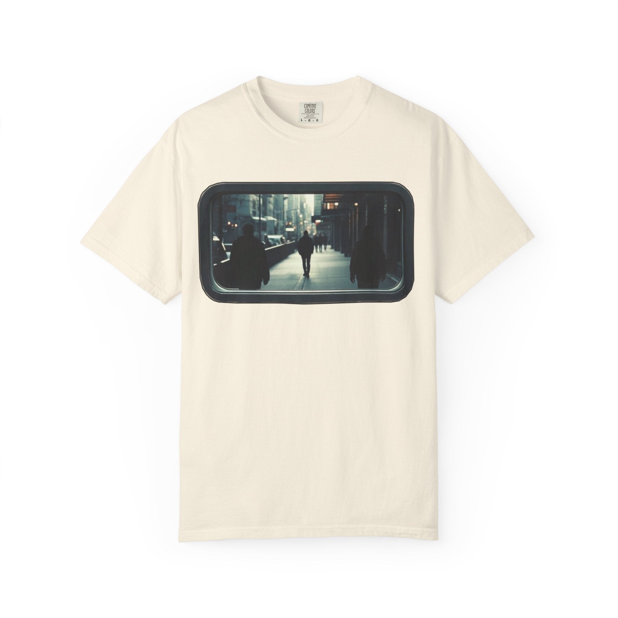 "Outside My Window" Urban Night Commuter Graphic Tee