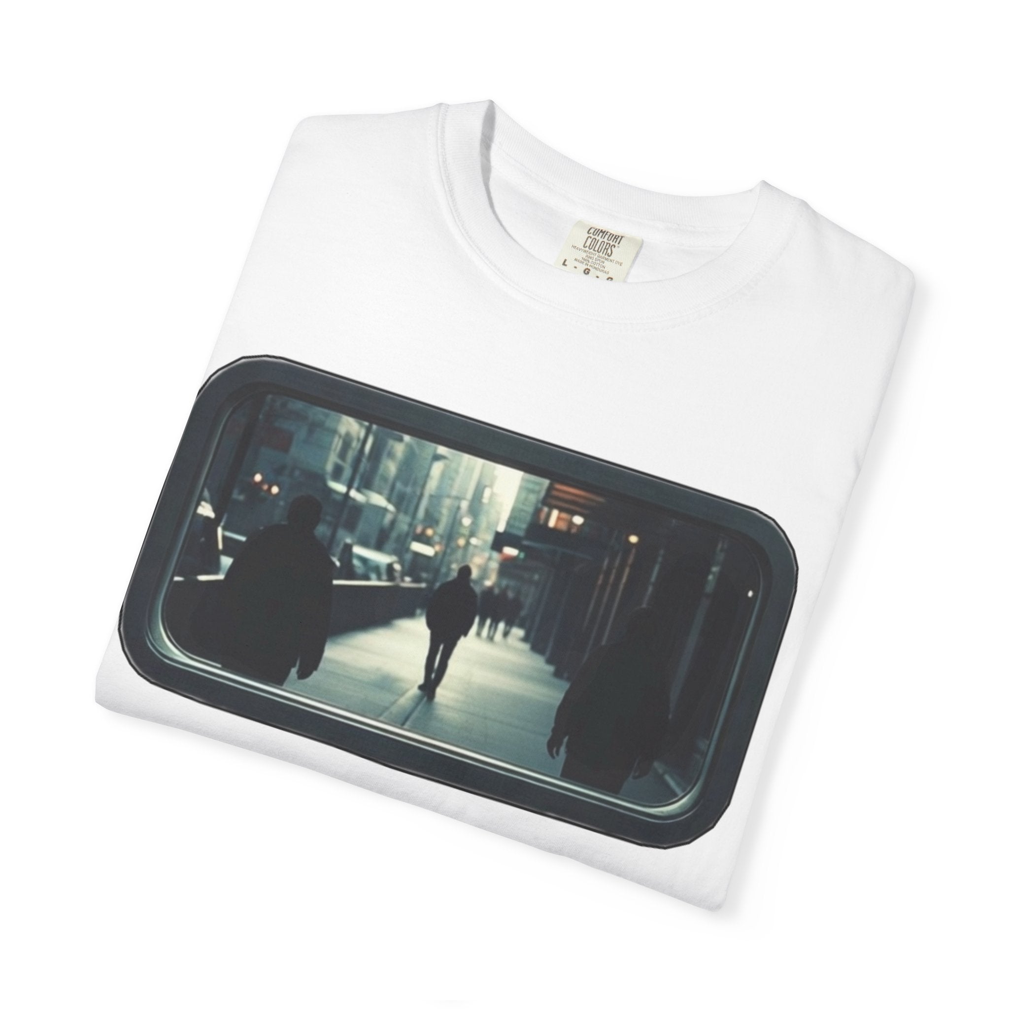 "Outside My Window" Urban Night Commuter Graphic Tee