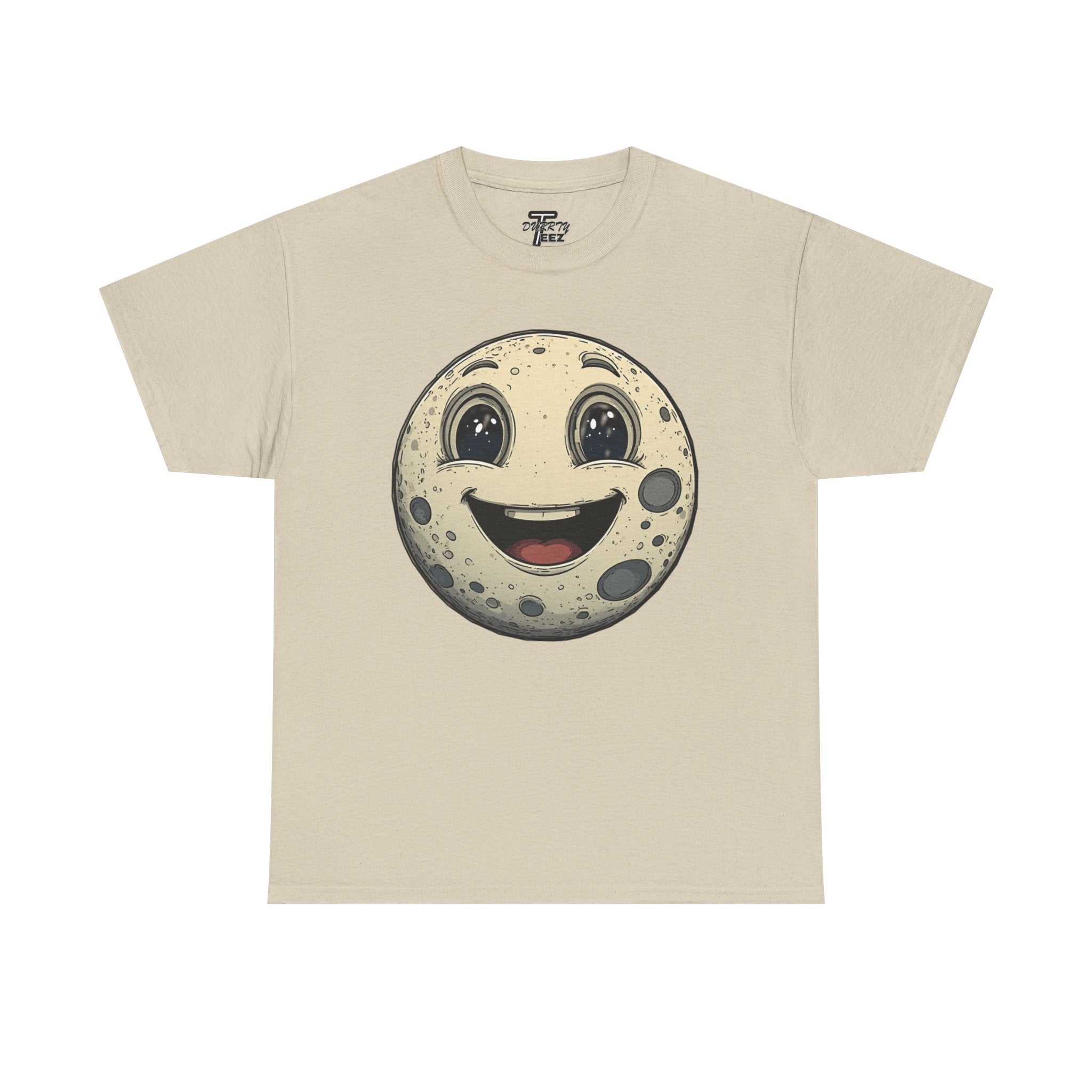 Happy Moonface T-Shirt — Cute Vintage Moon