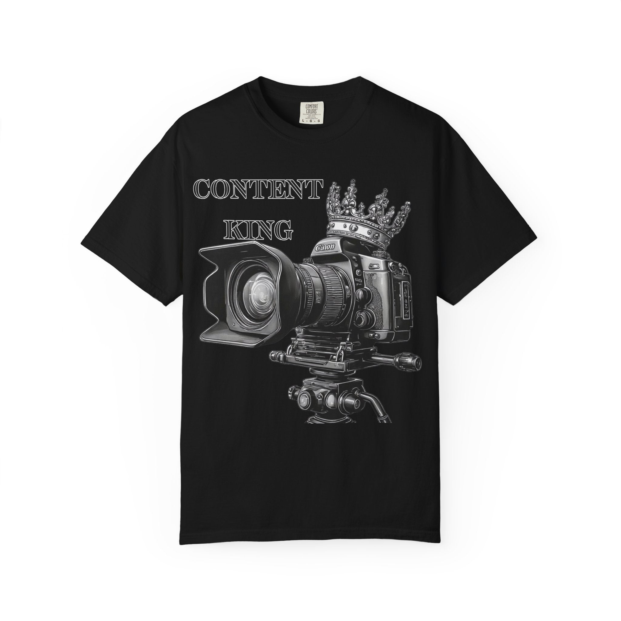 "Content King" Camera Graphic Tee