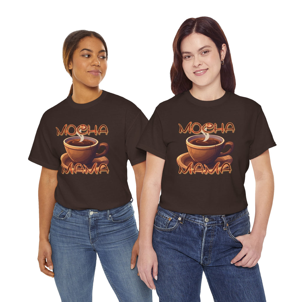 "Mocha Mama" — Coffee Lover Graphic Tee