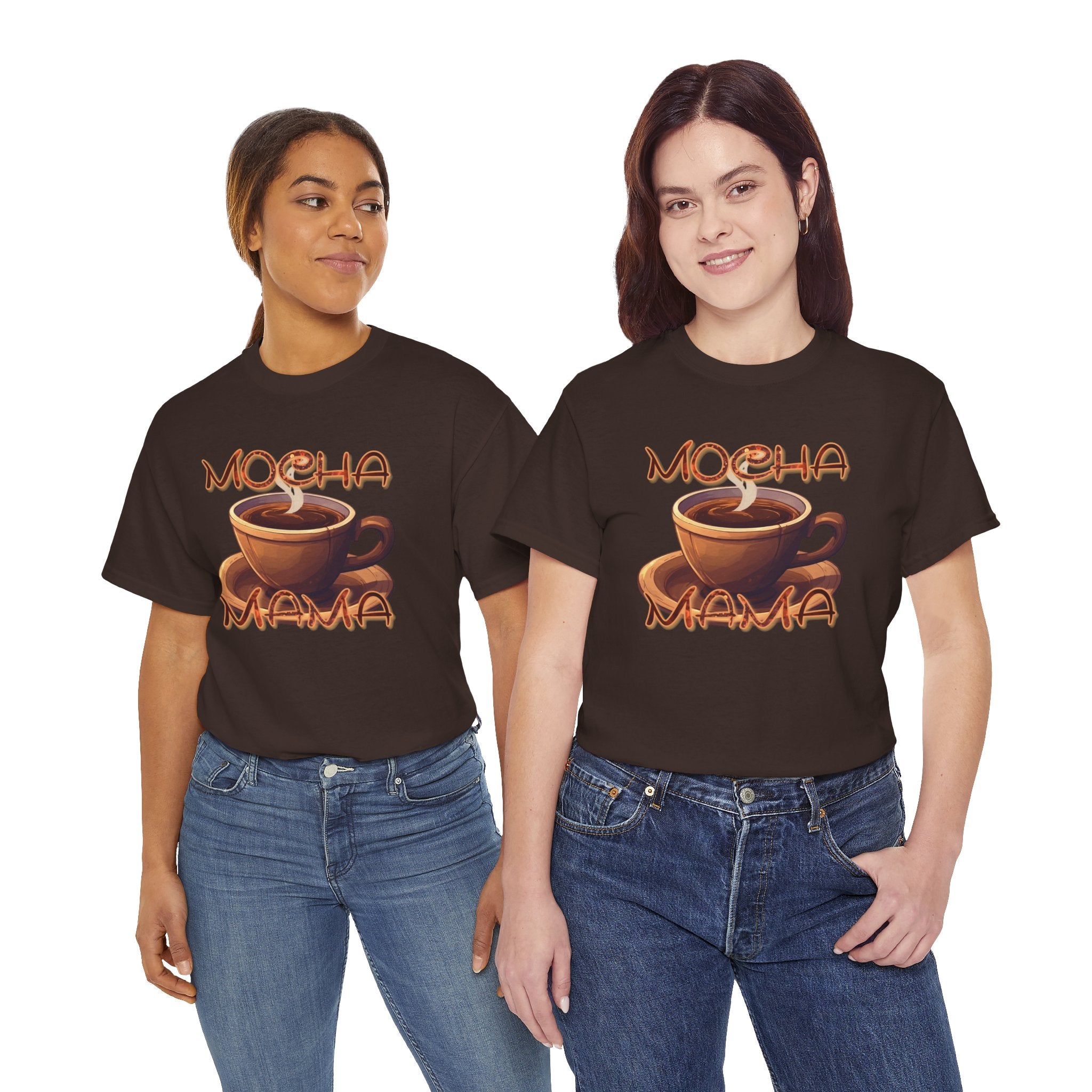 "Mocha Mama" — Coffee Lover Graphic Tee