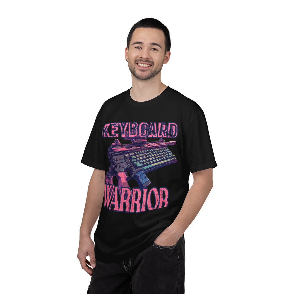 "Keyboard Warrior" Pink Graphic Tee