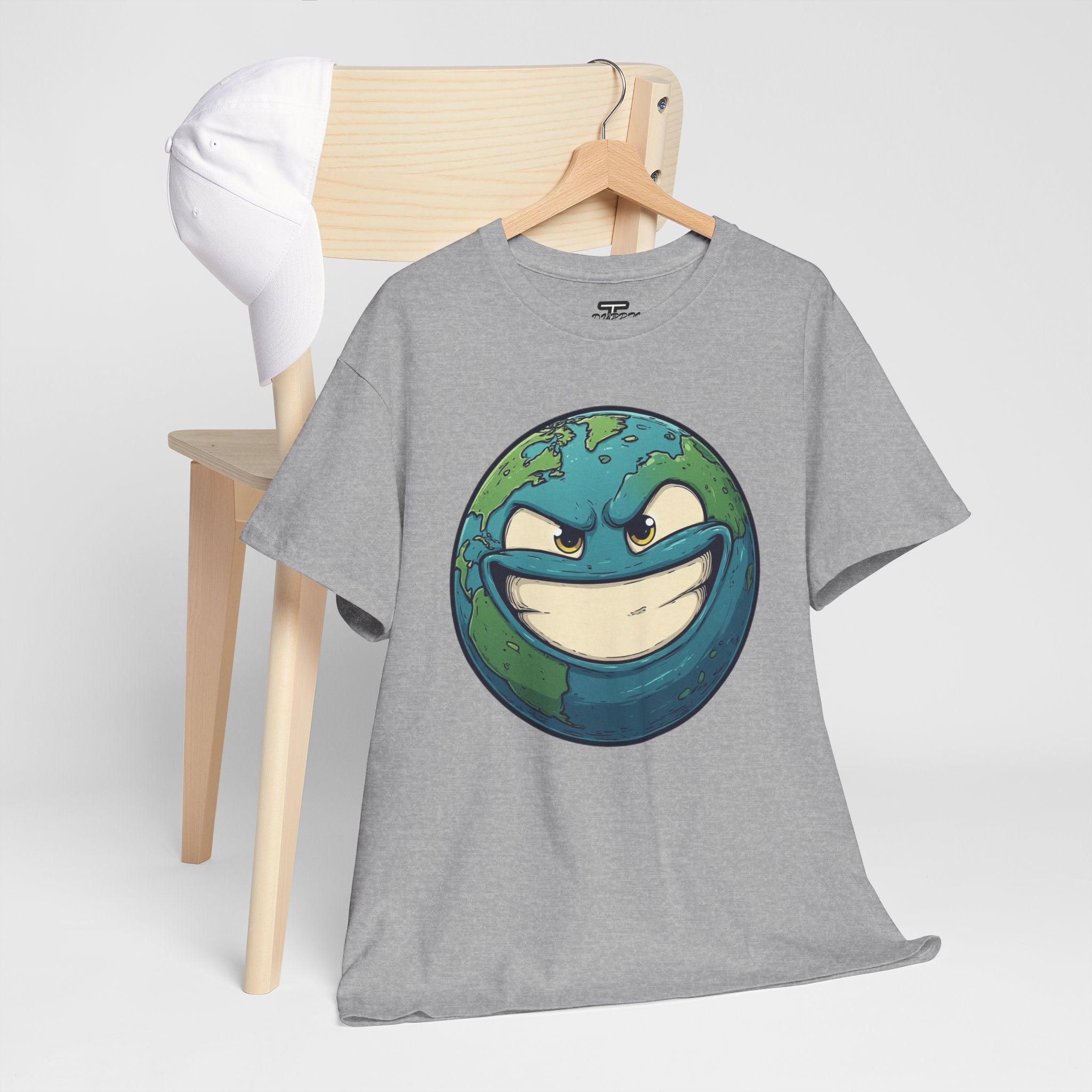 "Smirking Earth" Graphic Tee