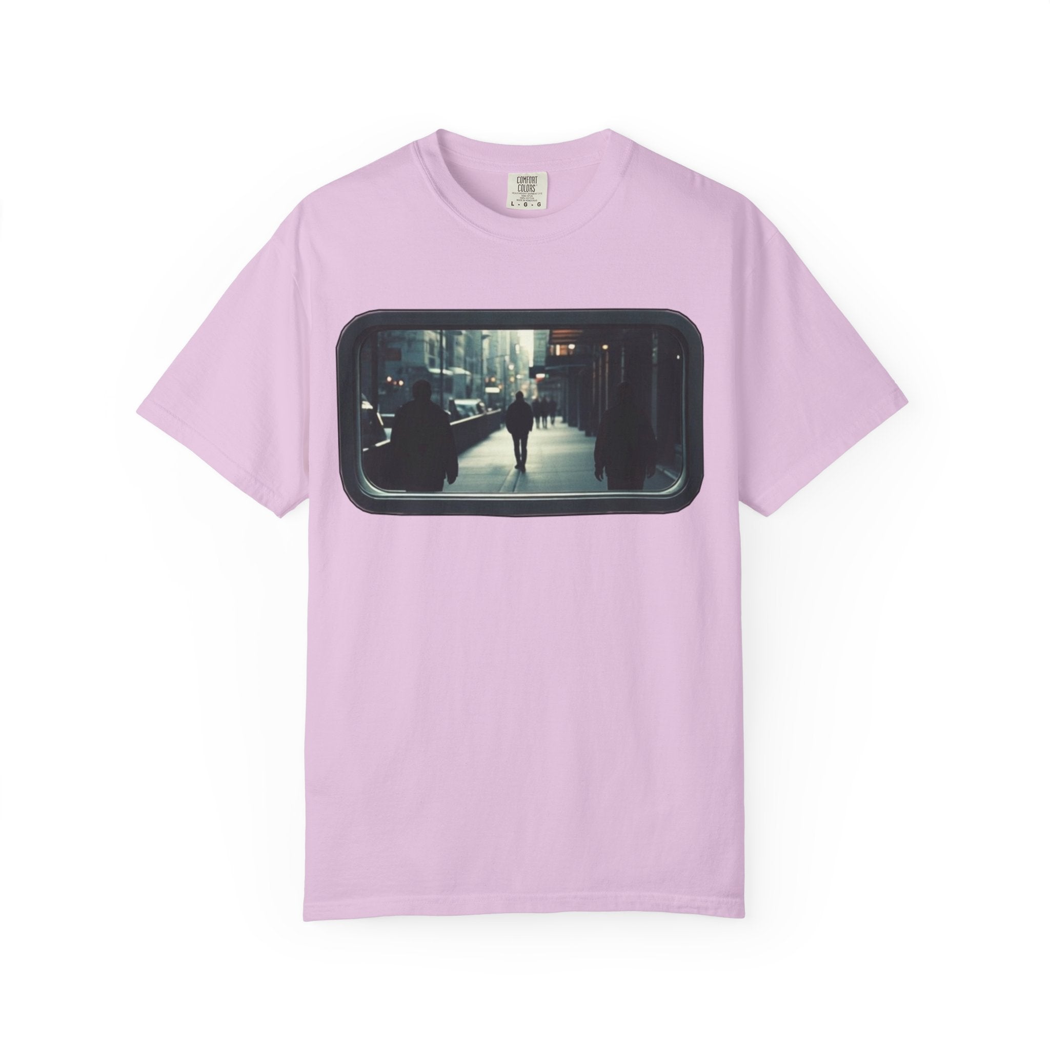 "Outside My Window" Urban Night Commuter Graphic Tee