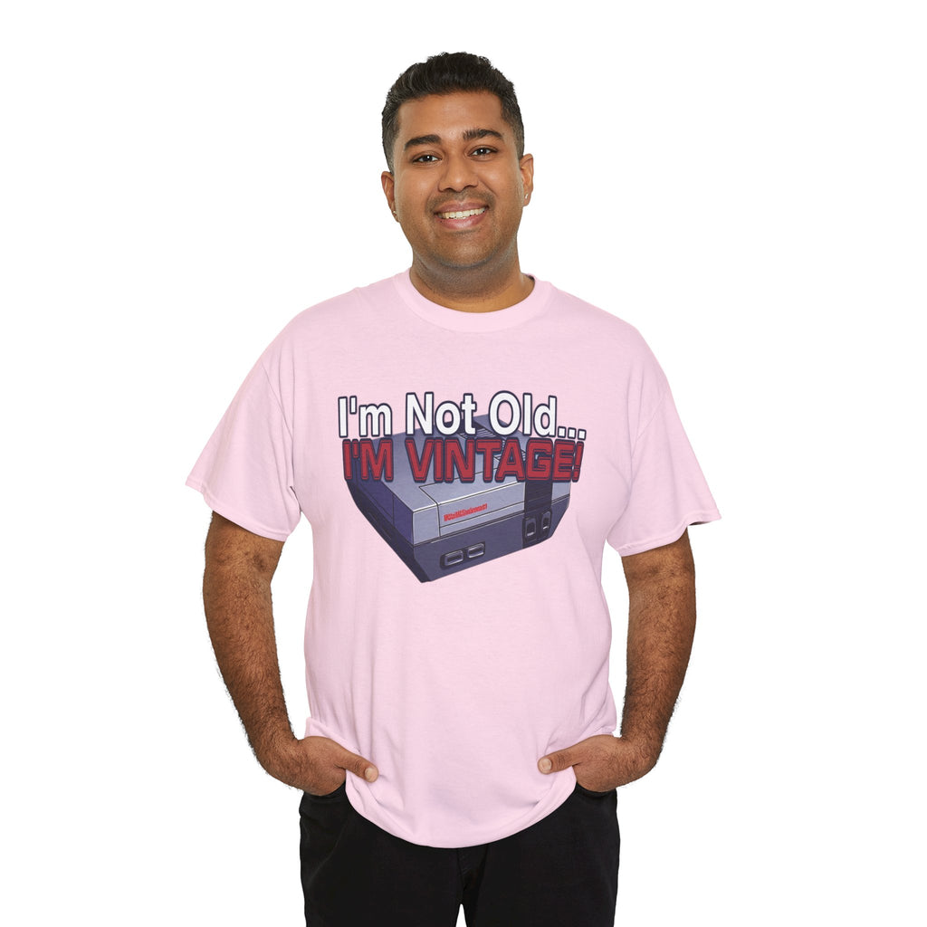 "I'm Not Old... I'm Vintage" Retro Gaming T-Shirt