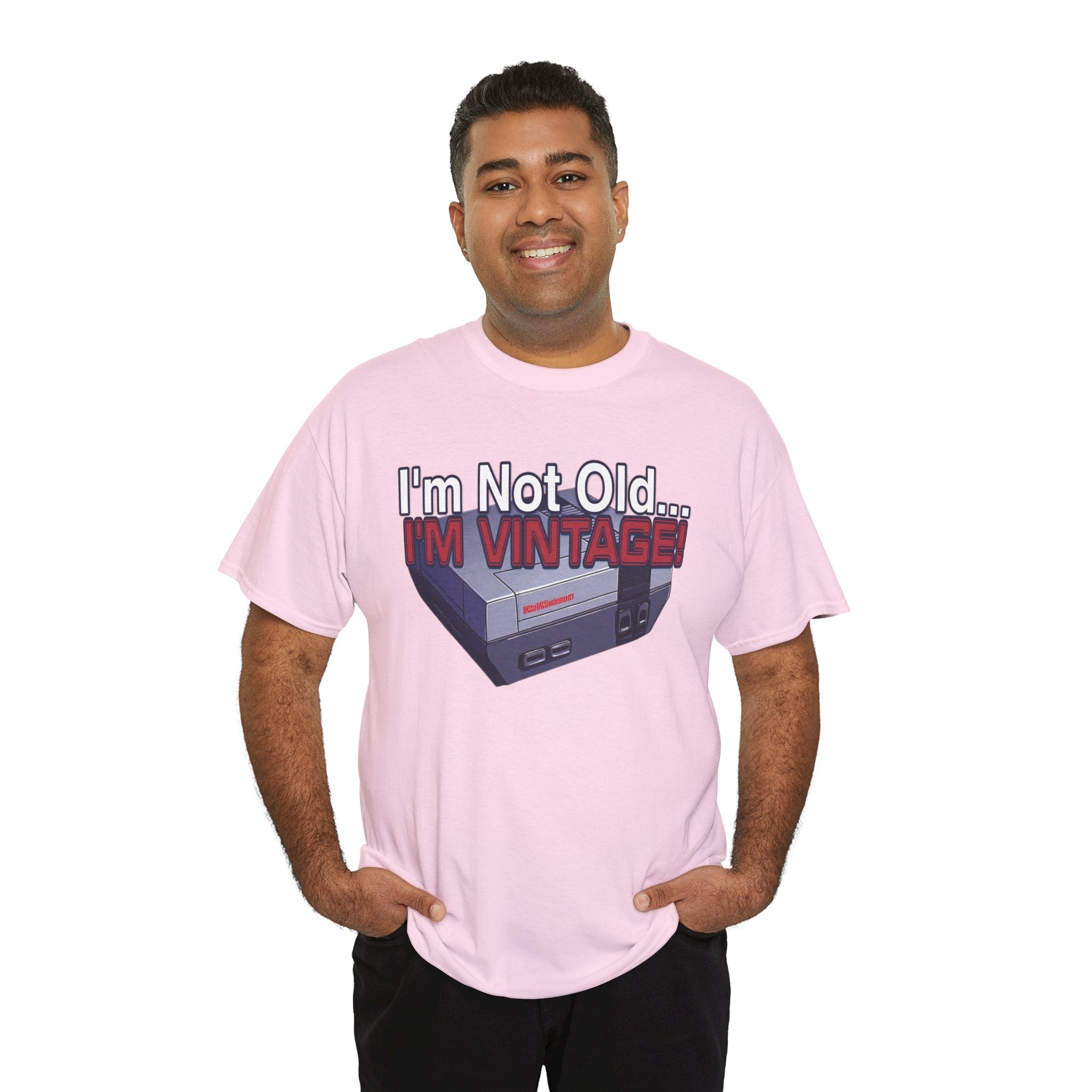 "I'm Not Old... I'm Vintage" Retro Gaming T-Shirt